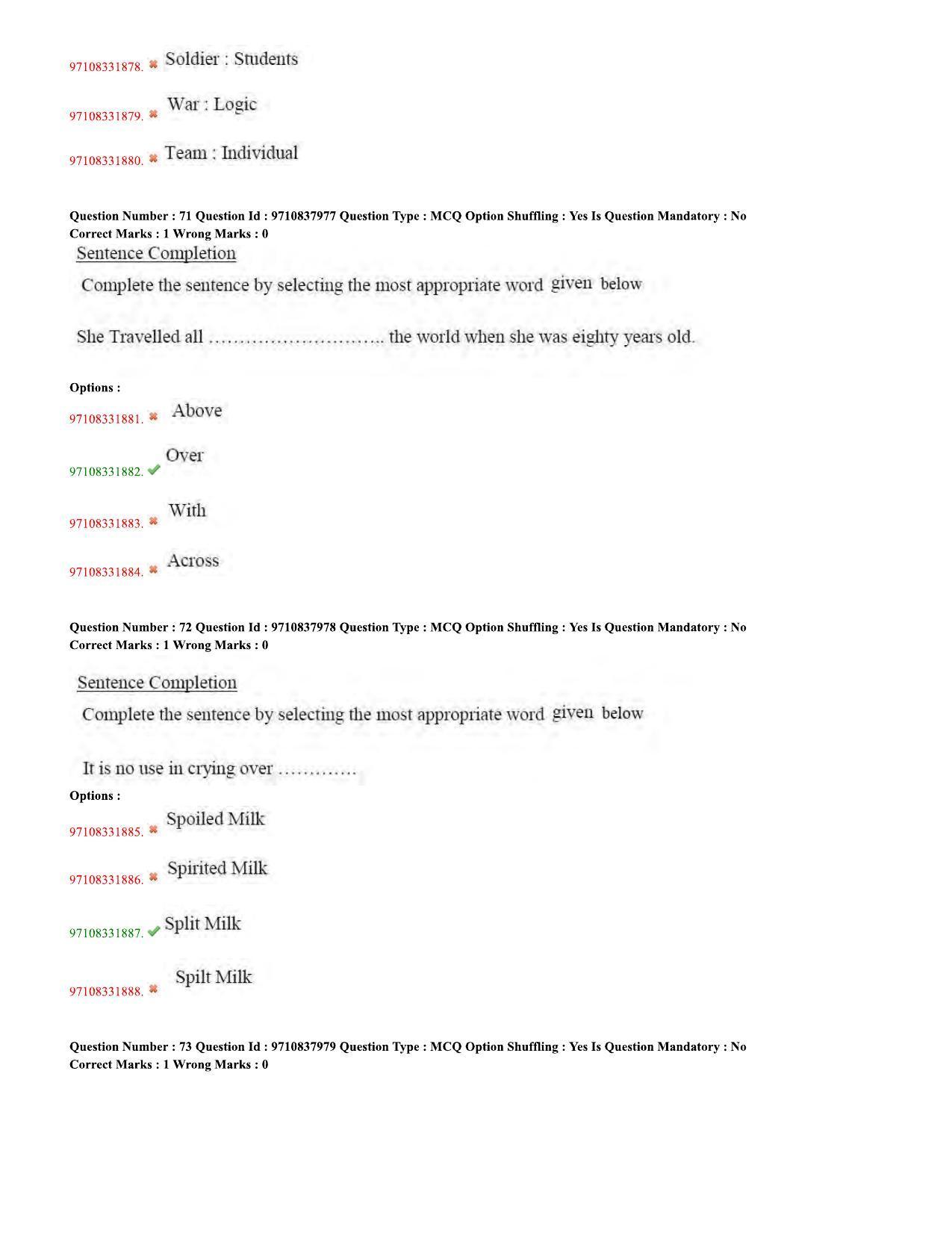TS CPGET 2020 Master of Human Resource Management (MHRM) (Shift 2) Question Paper with Answer Key - Page 21