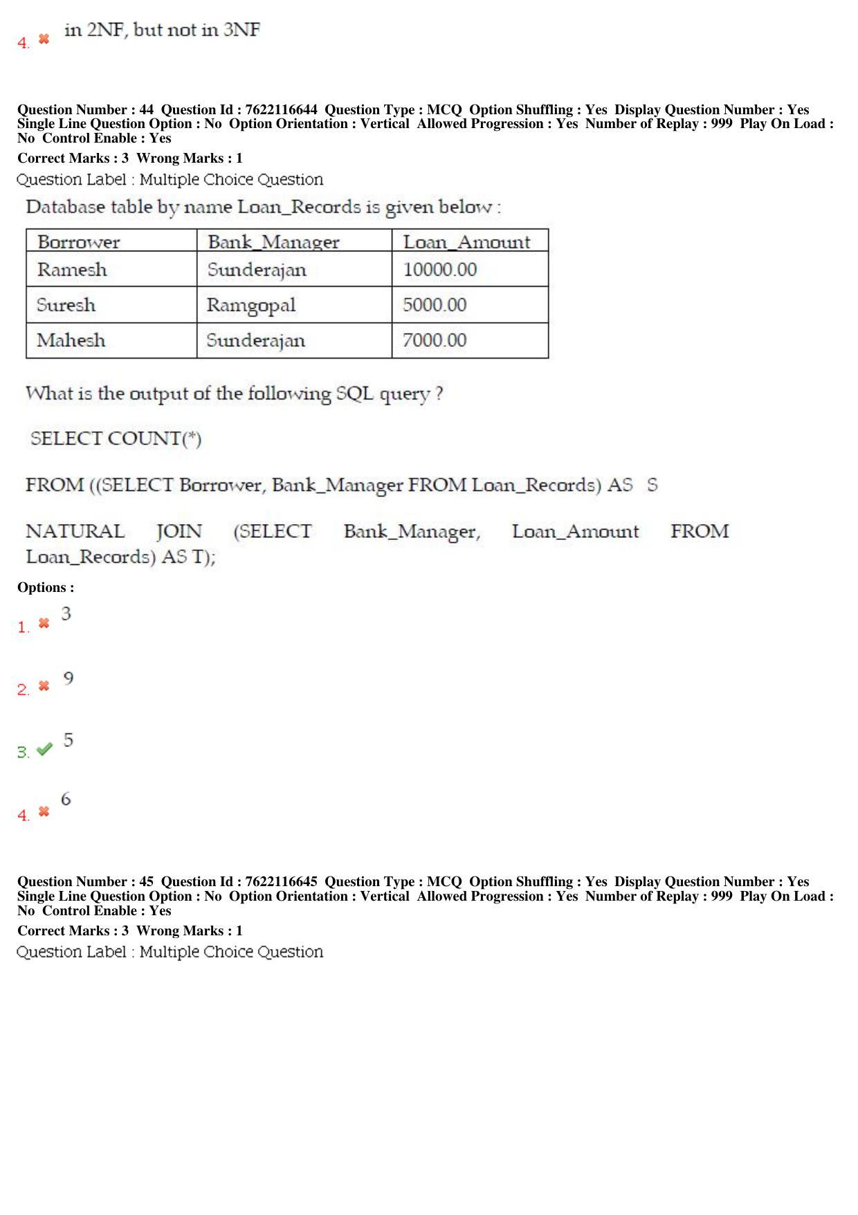 BHU RET Computer Science 2019 Question Paper - Page 24