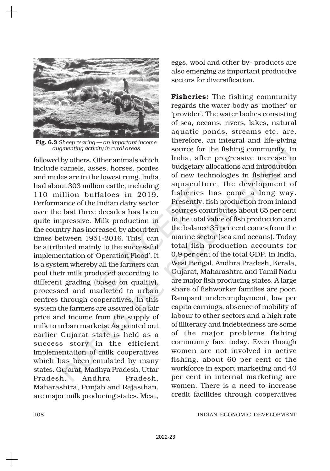 NCERT Book for Class 11 Economics (Indian Economics) Chapter 6 Rural Development - Page 10
