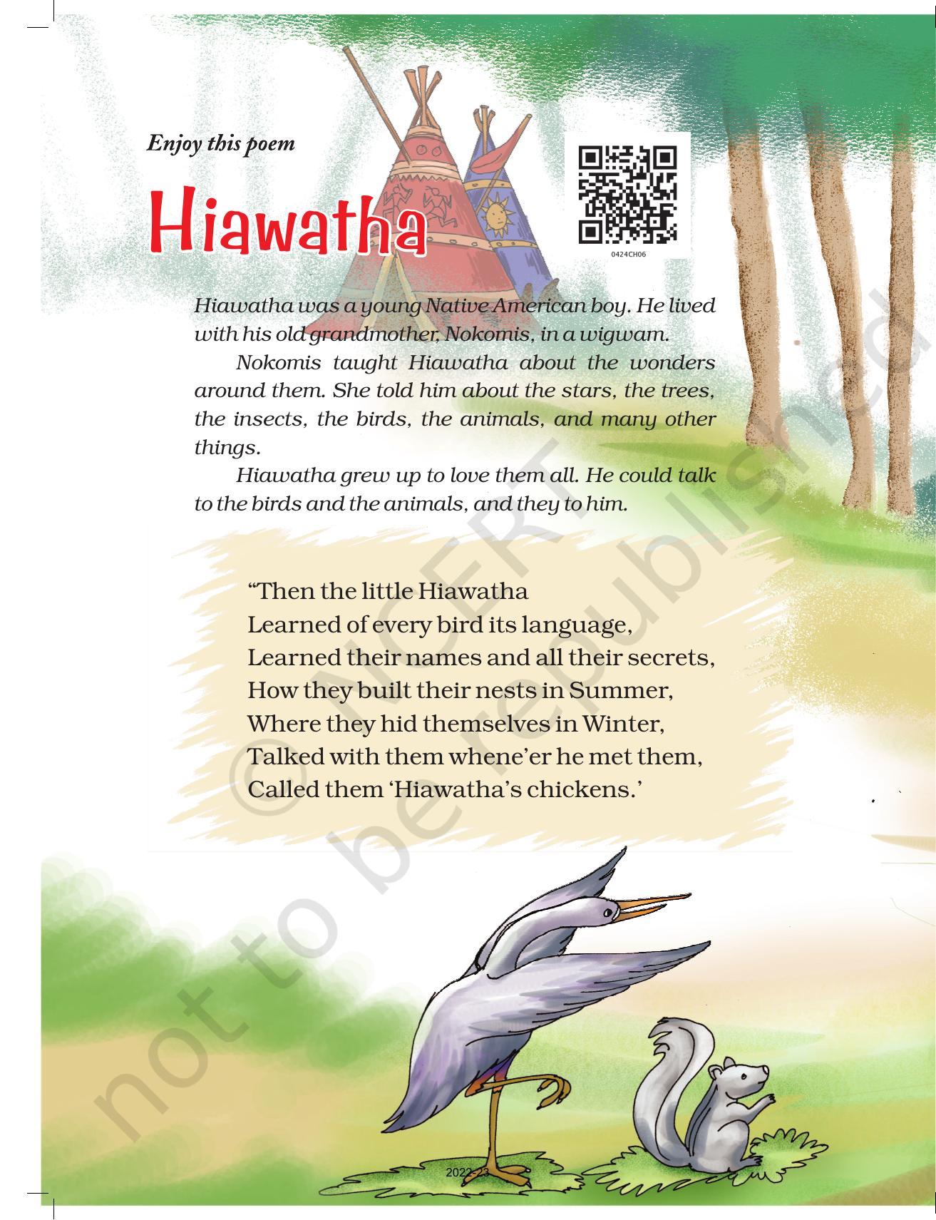 NCERT Book for Class 4 English: Chapter 1-Hiawatha - Page 2