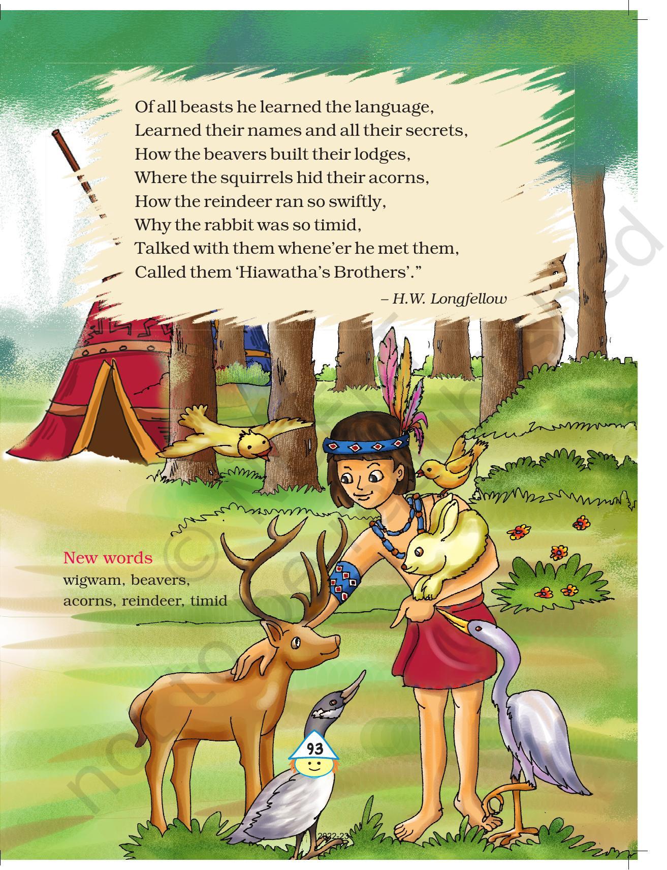 NCERT Book for Class 4 English: Chapter 1-Hiawatha - Page 3