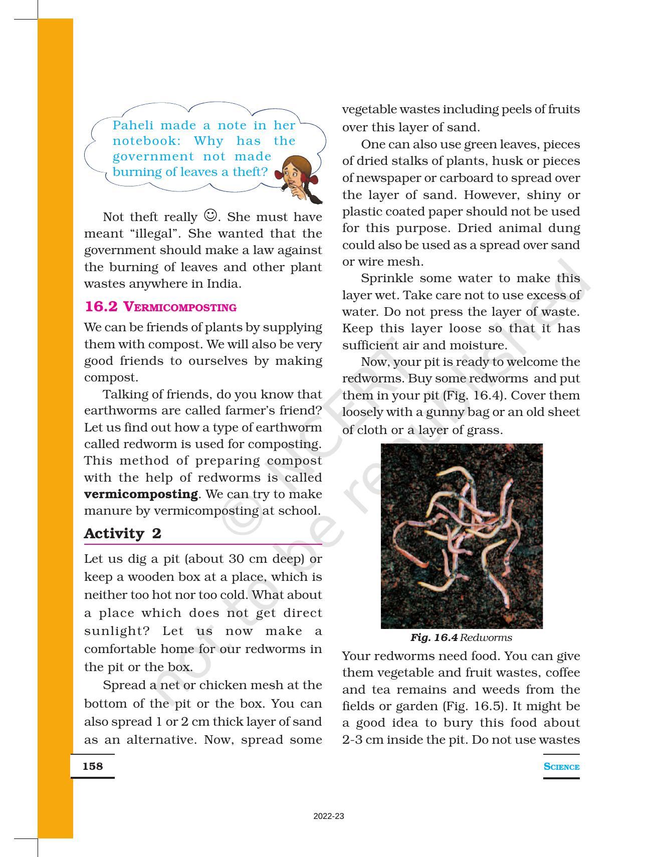 NCERT Book for Class 6 Science: Chapter 16-Garbage In, Garbage Out - Page 4