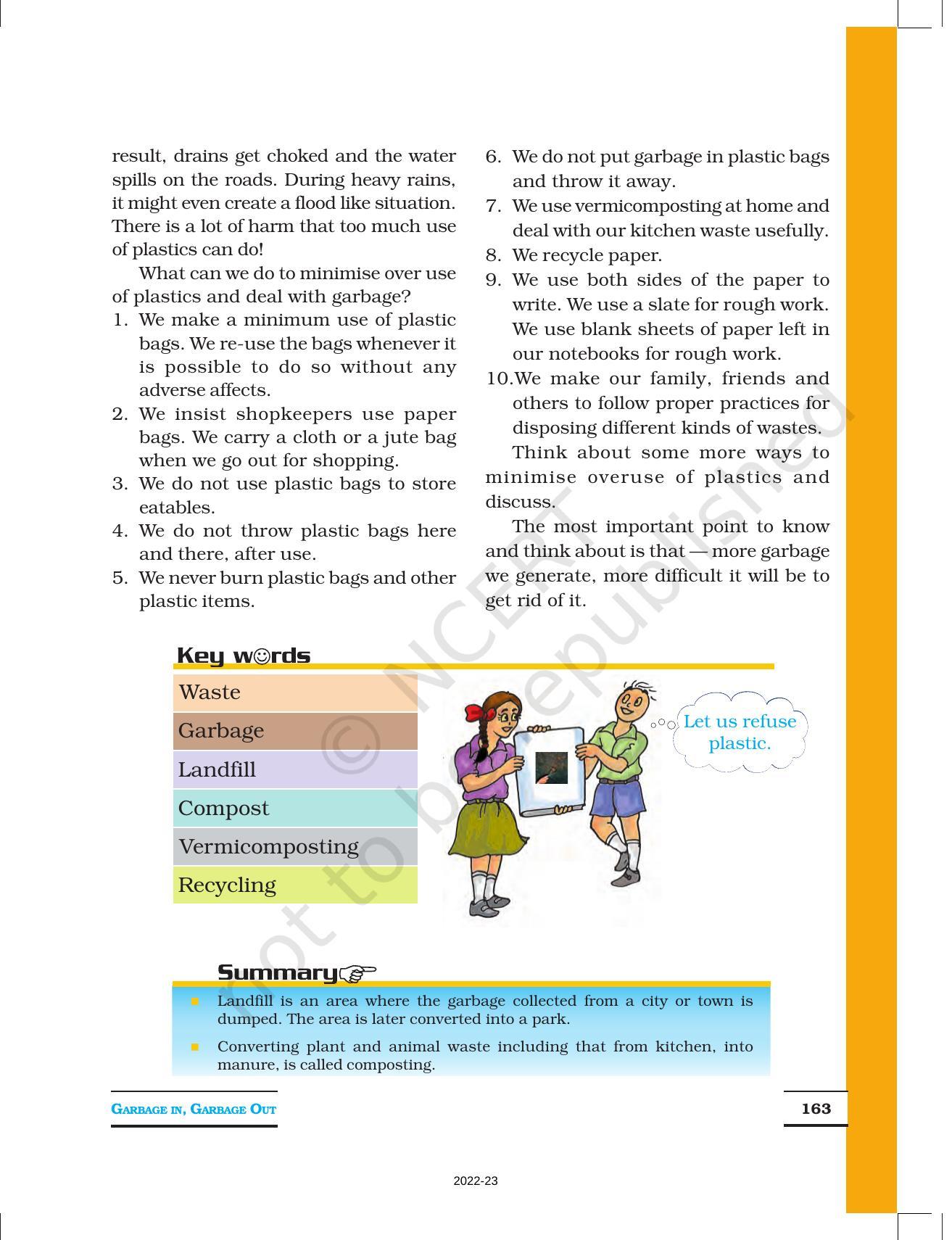 NCERT Book for Class 6 Science: Chapter 16-Garbage In, Garbage Out - Page 9