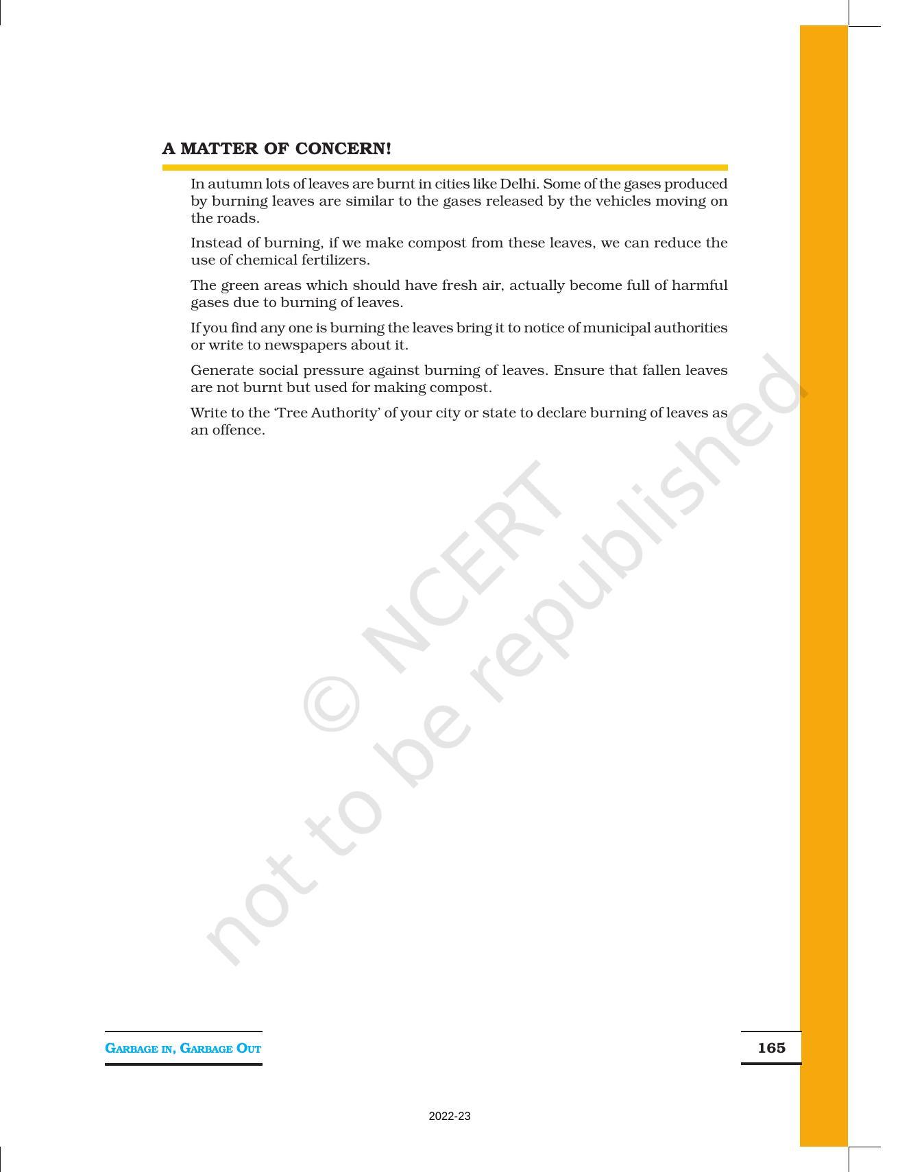 NCERT Book for Class 6 Science: Chapter 16-Garbage In, Garbage Out - Page 11