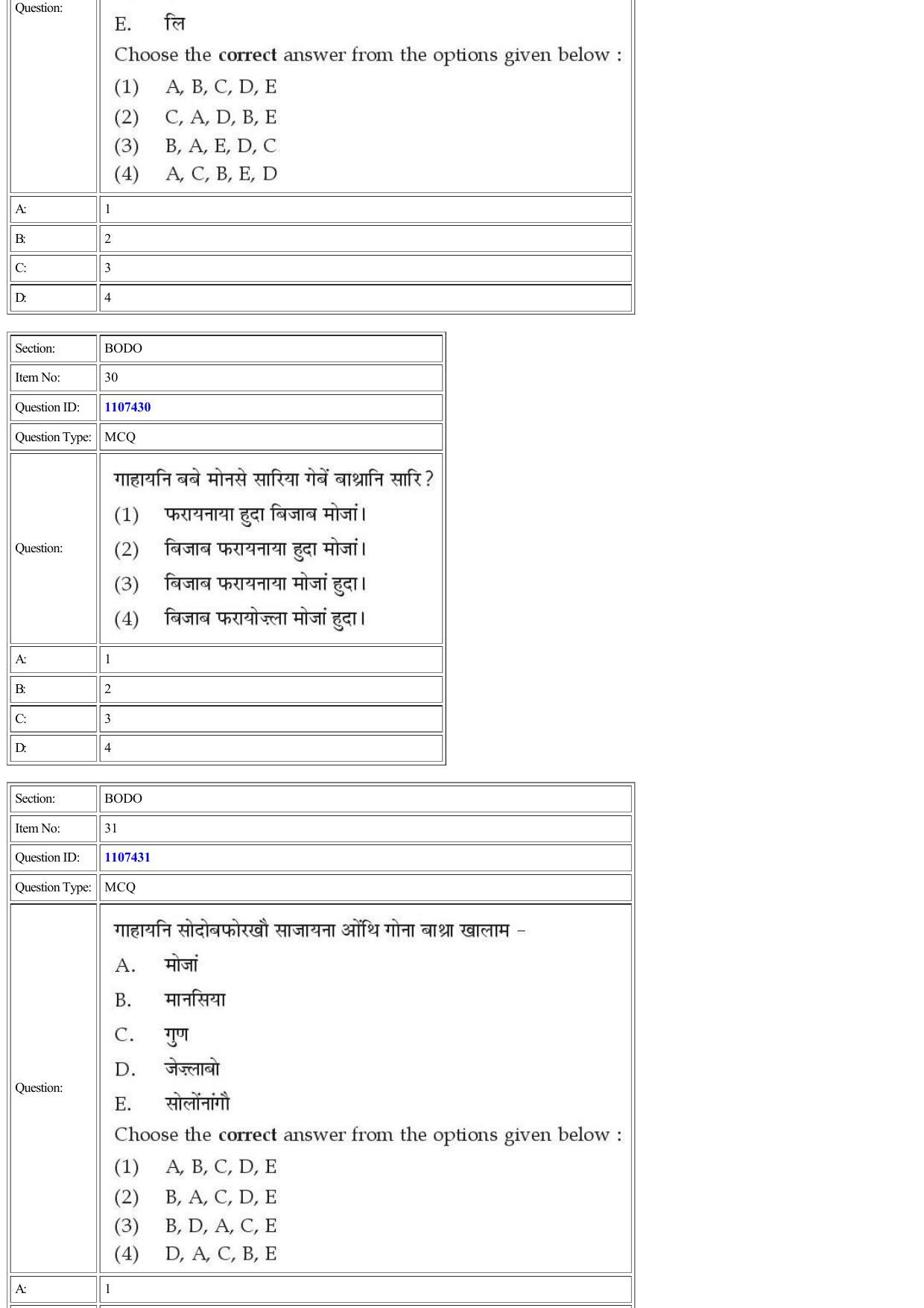 CUET 2022 Question Paper of Bodo - Page 23