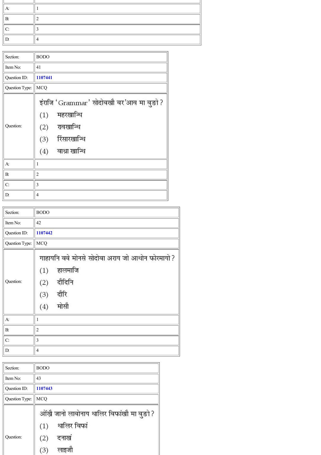 CUET 2022 Question Paper of Bodo - Page 28