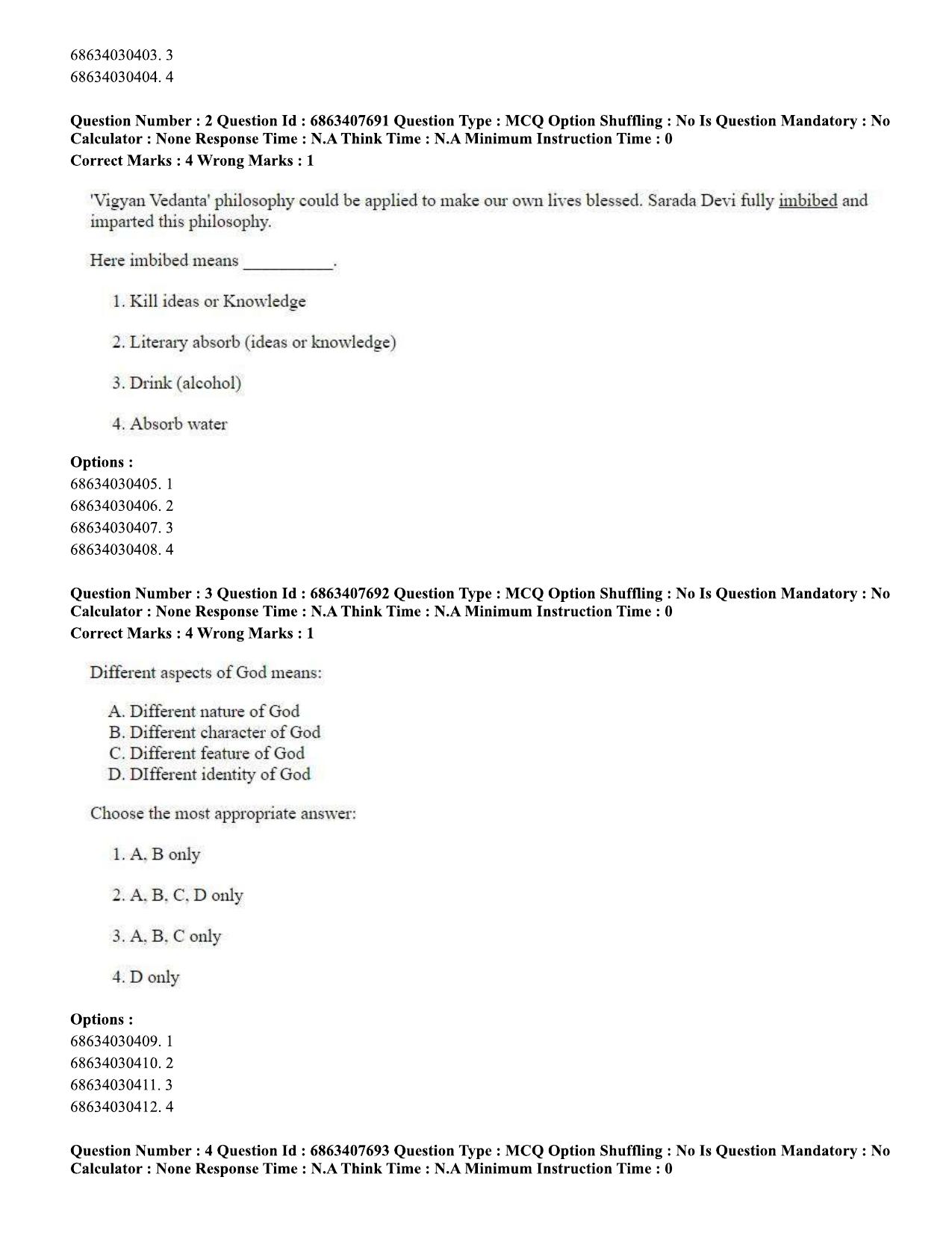 CUET PG 2023: SCQP09 – Computer Science, Information Technology (Eng.)-shift 2 (07-06-2023) Question Paper - Page 3