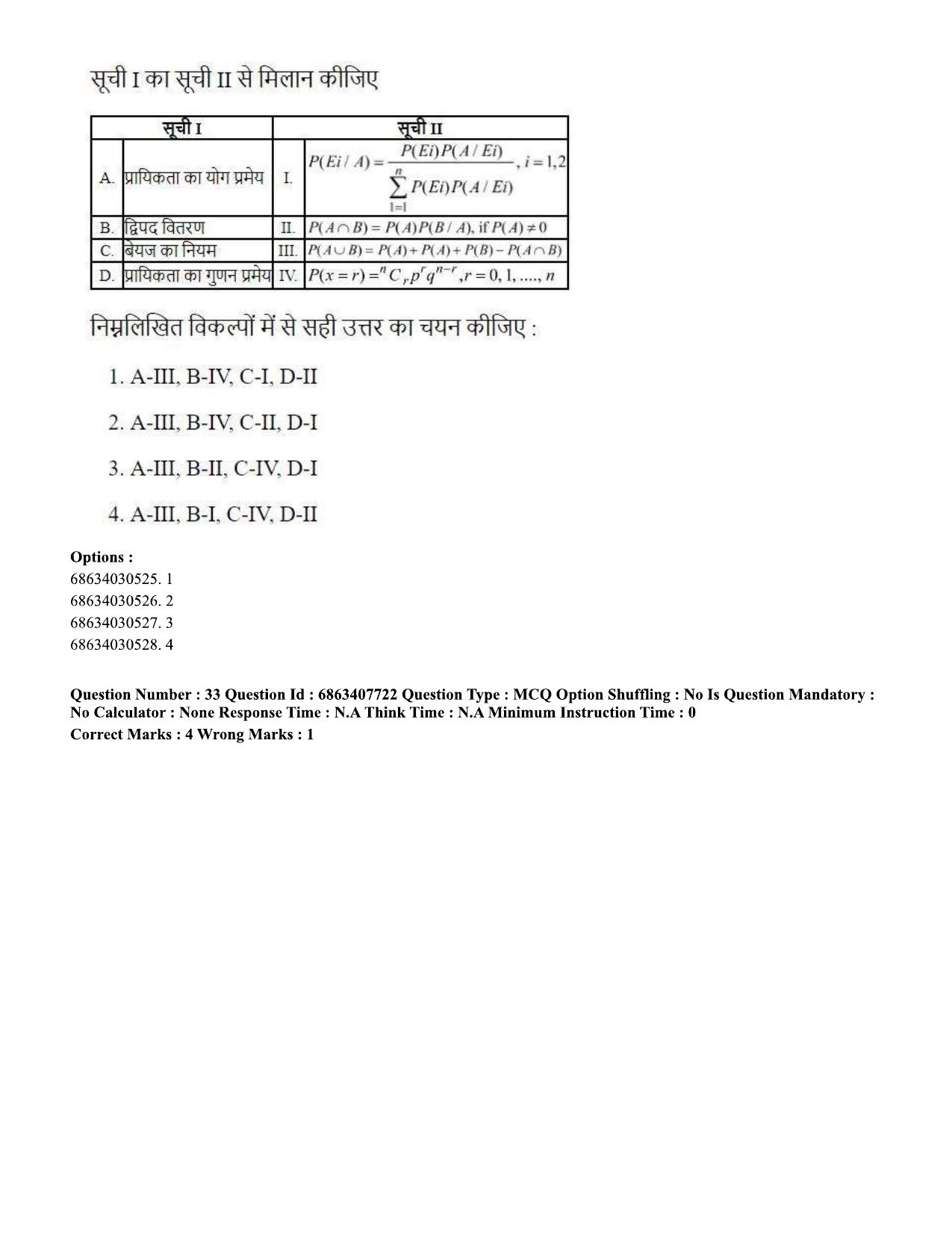 CUET PG 2023: SCQP09 – Computer Science, Information Technology (Eng.)-shift 2 (07-06-2023) Question Paper - Page 34
