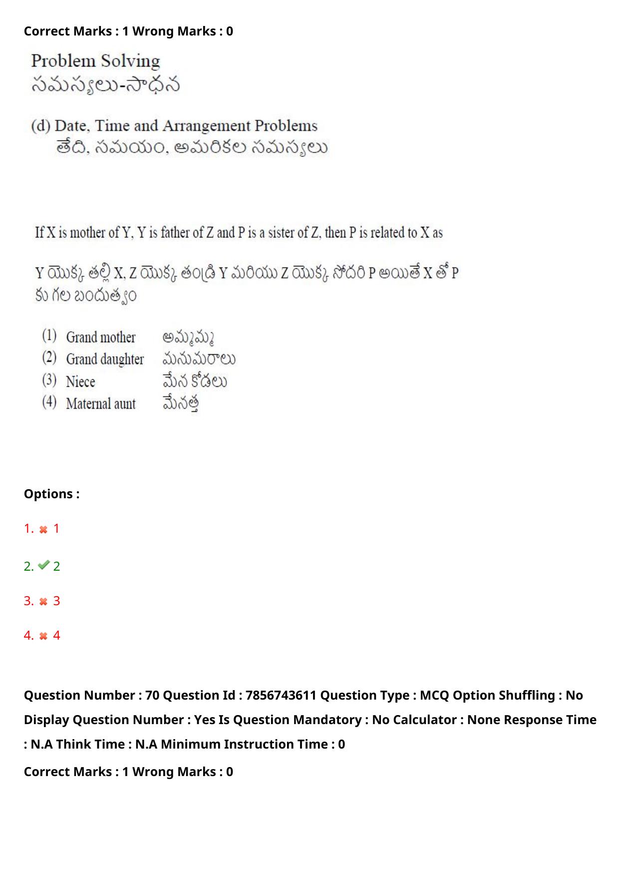 TS ICET 2023 27th May 2023 Afternoon - PRELIMINARY Question Papers - Page 76