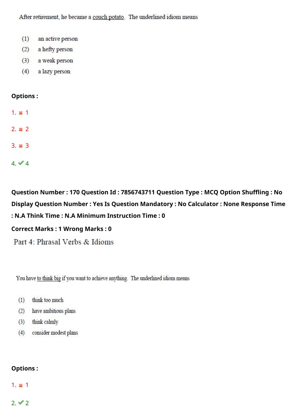 TS ICET 2023 27th May 2023 Afternoon - PRELIMINARY Question Papers - Page 114