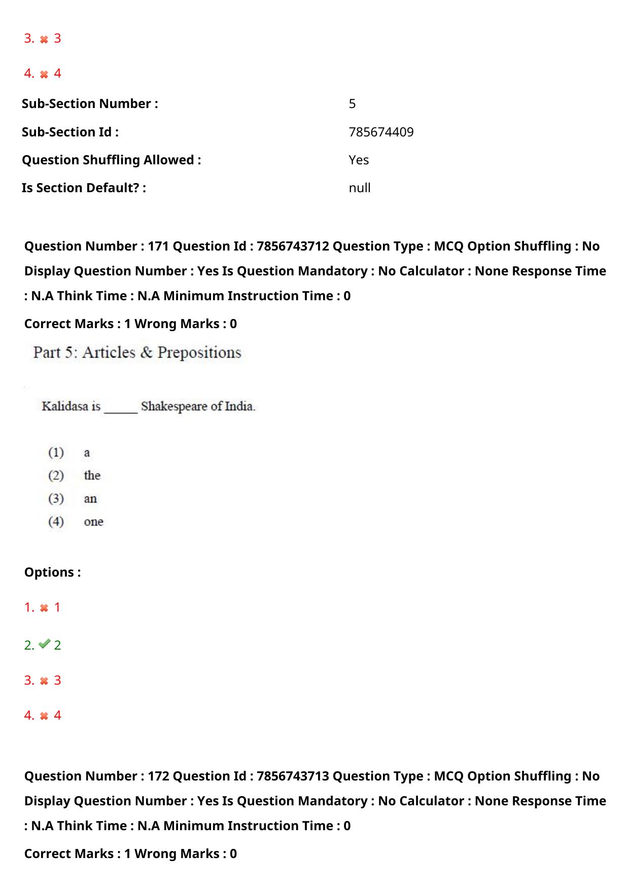 TS ICET 2023 27th May 2023 Afternoon - PRELIMINARY Question Papers - Page 115