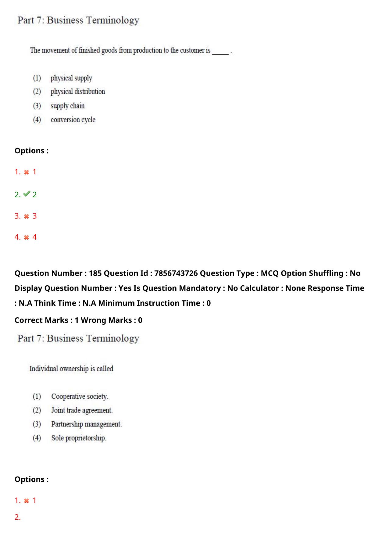 TS ICET 2023 27th May 2023 Afternoon - PRELIMINARY Question Papers - Page 124
