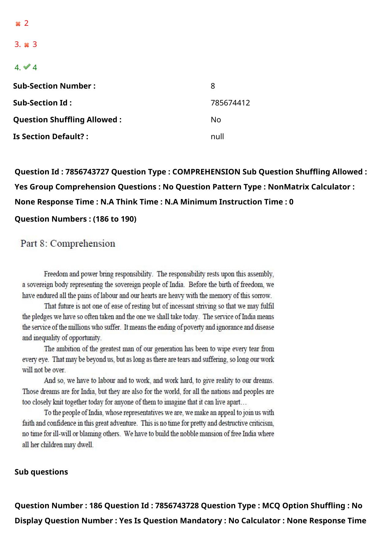 TS ICET 2023 27th May 2023 Afternoon - PRELIMINARY Question Papers - Page 125