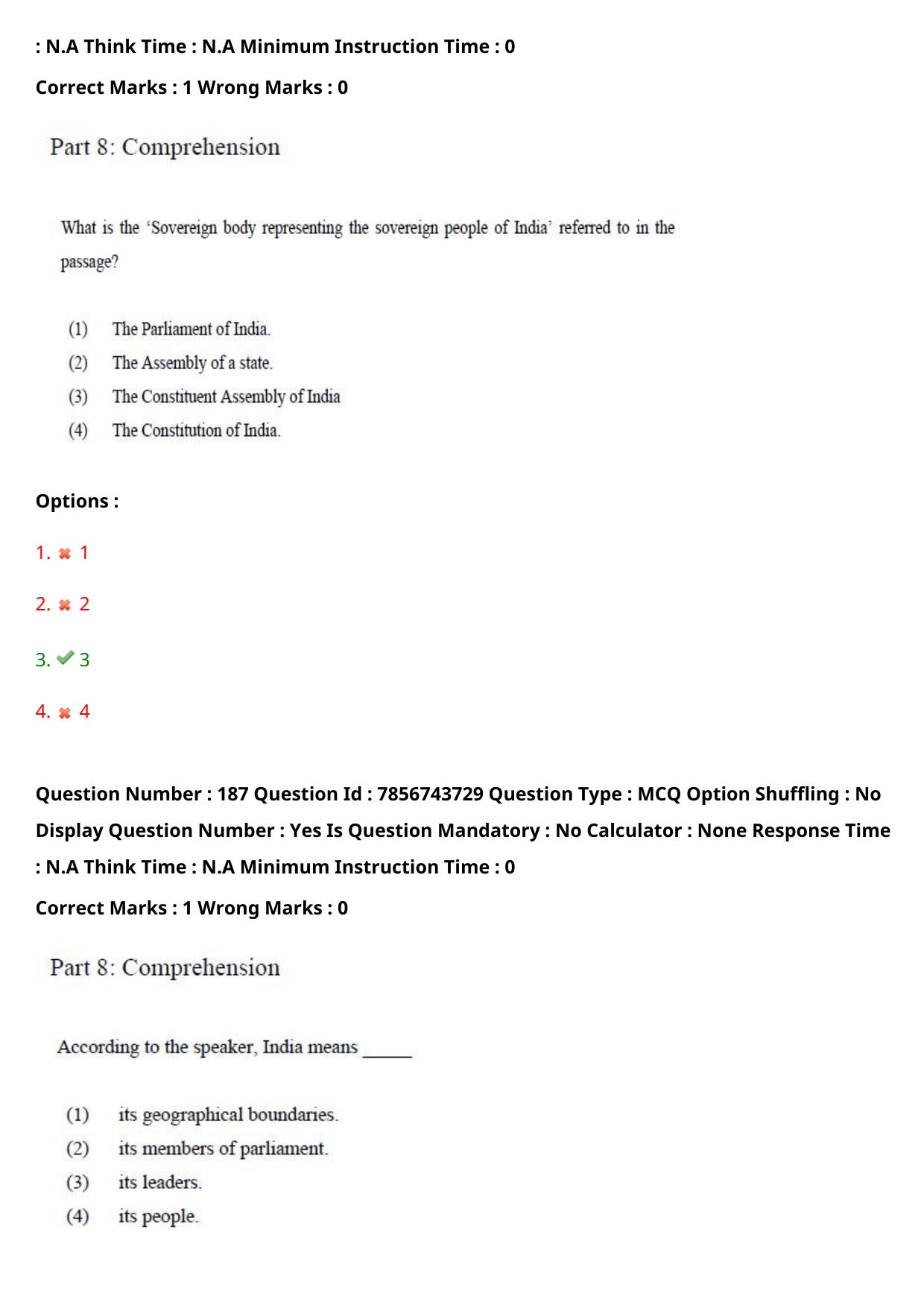 TS ICET 2023 27th May 2023 Afternoon - PRELIMINARY Question Papers - Page 126
