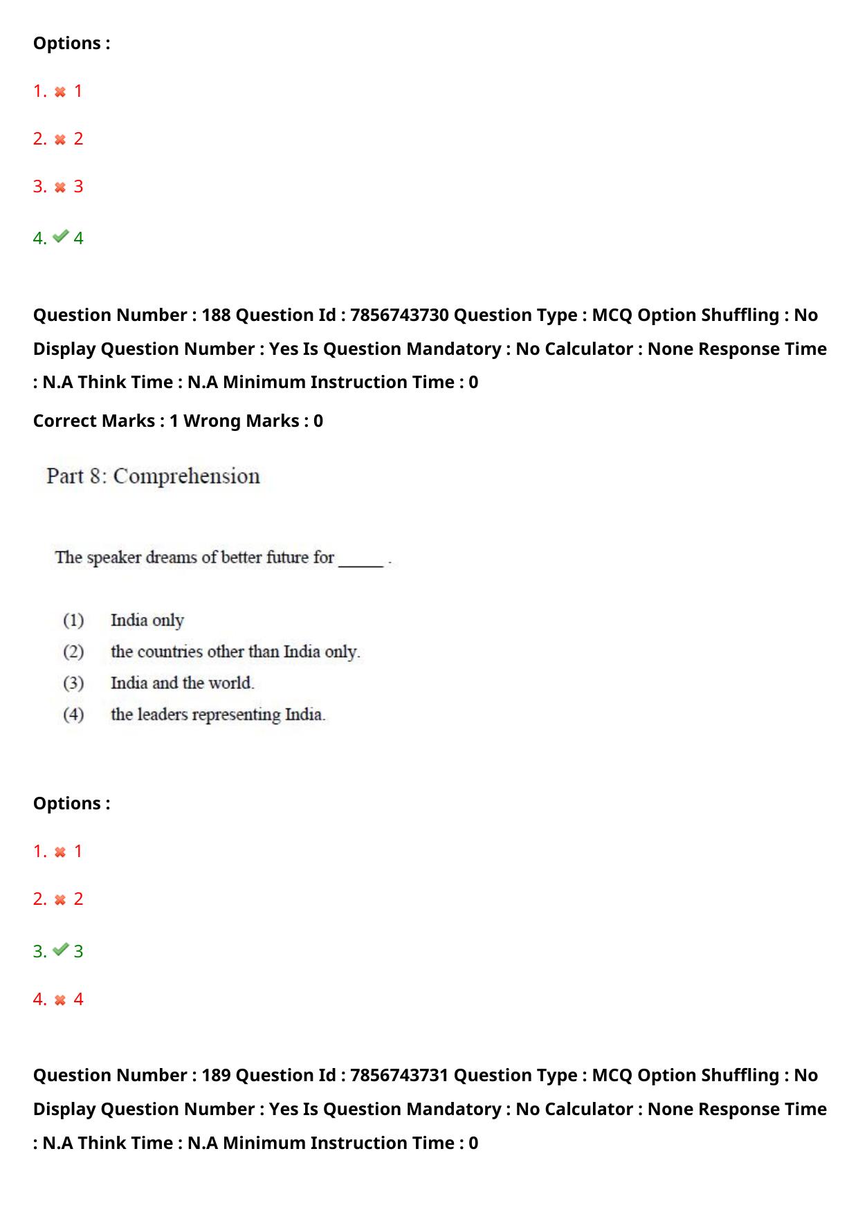 TS ICET 2023 27th May 2023 Afternoon - PRELIMINARY Question Papers - Page 127