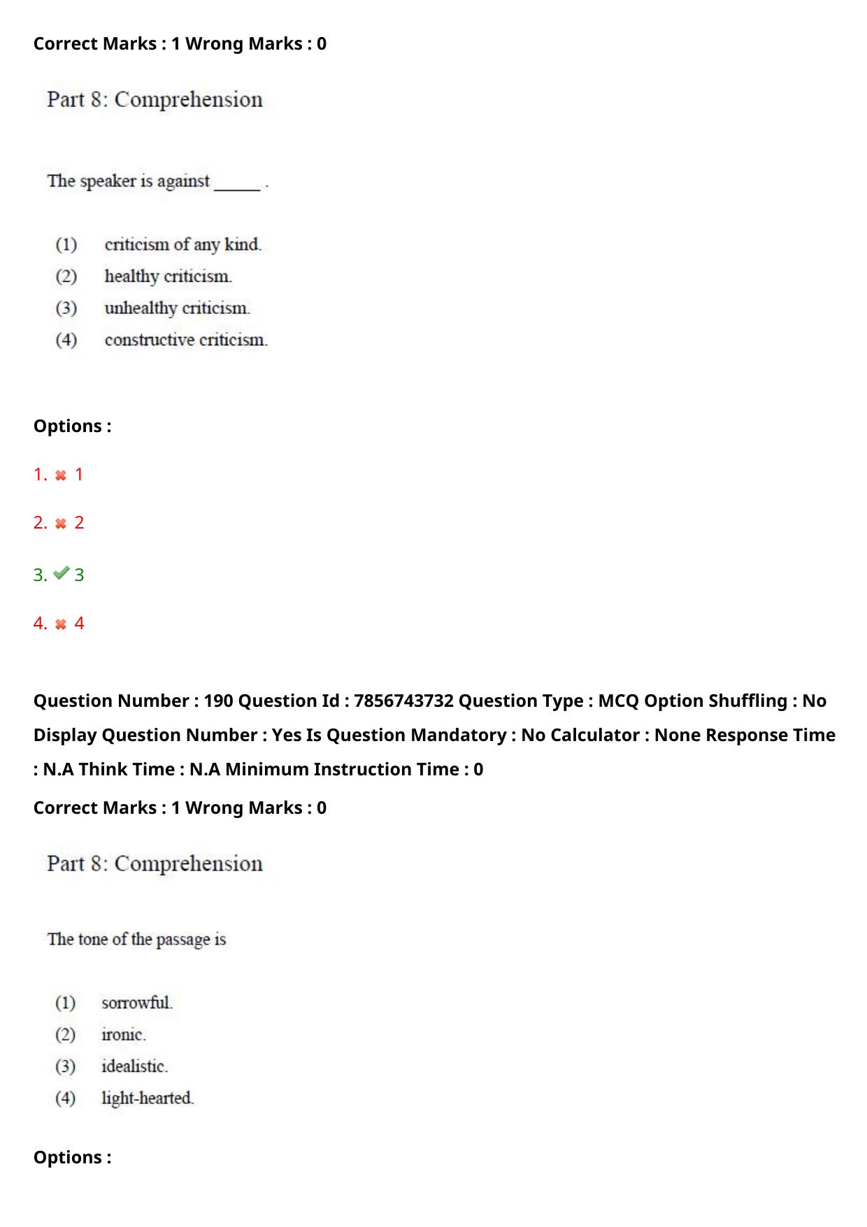 TS ICET 2023 27th May 2023 Afternoon - PRELIMINARY Question Papers - Page 128