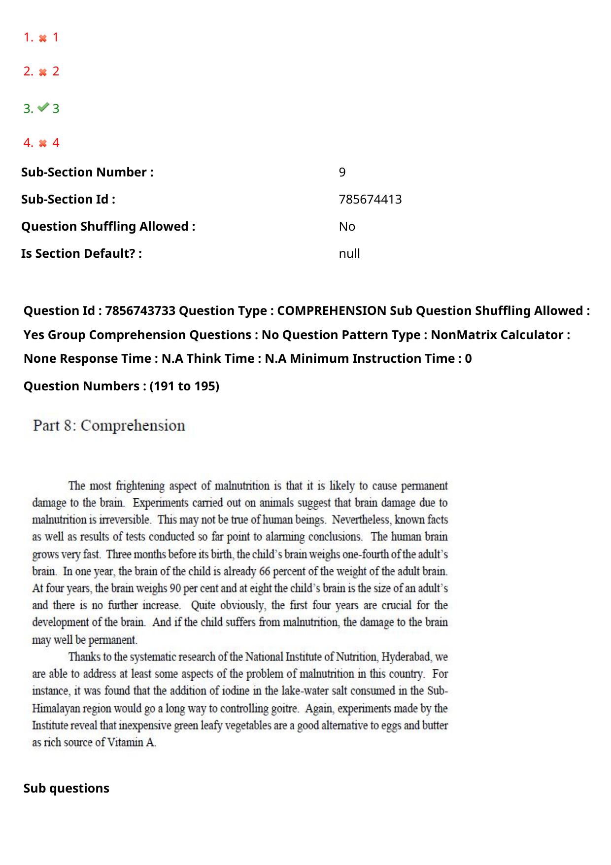 TS ICET 2023 27th May 2023 Afternoon - PRELIMINARY Question Papers - Page 129