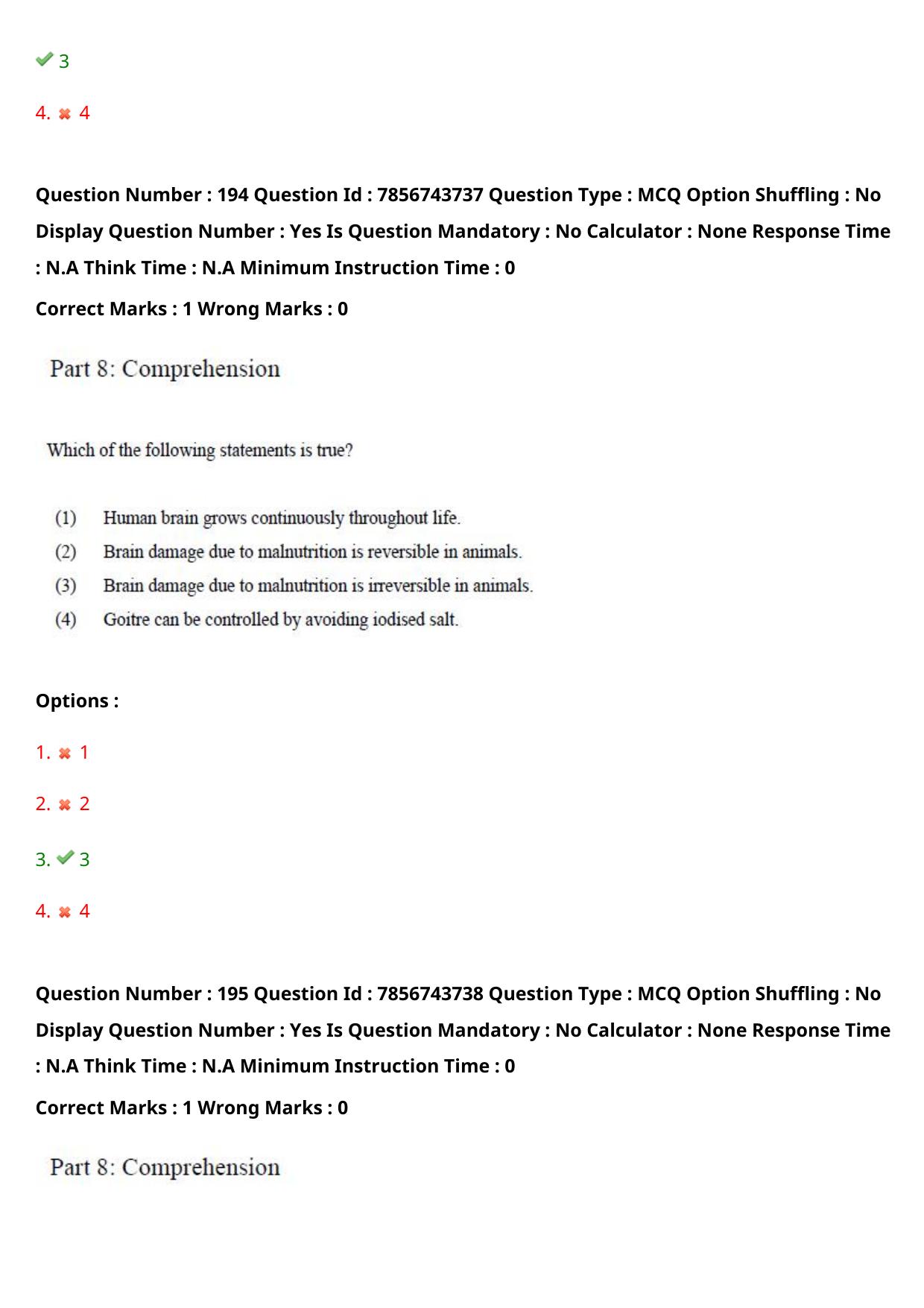 TS ICET 2023 27th May 2023 Afternoon - PRELIMINARY Question Papers - Page 132