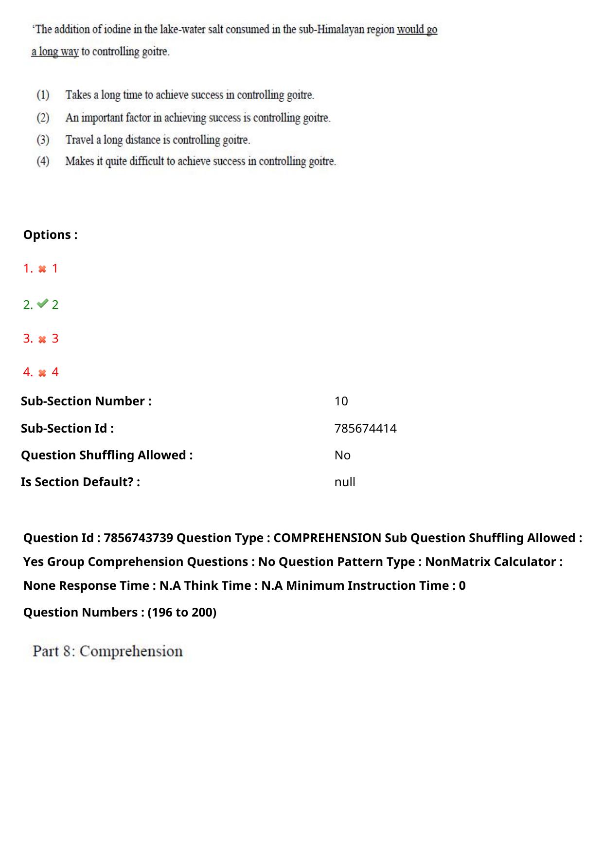 TS ICET 2023 27th May 2023 Afternoon - PRELIMINARY Question Papers - Page 133