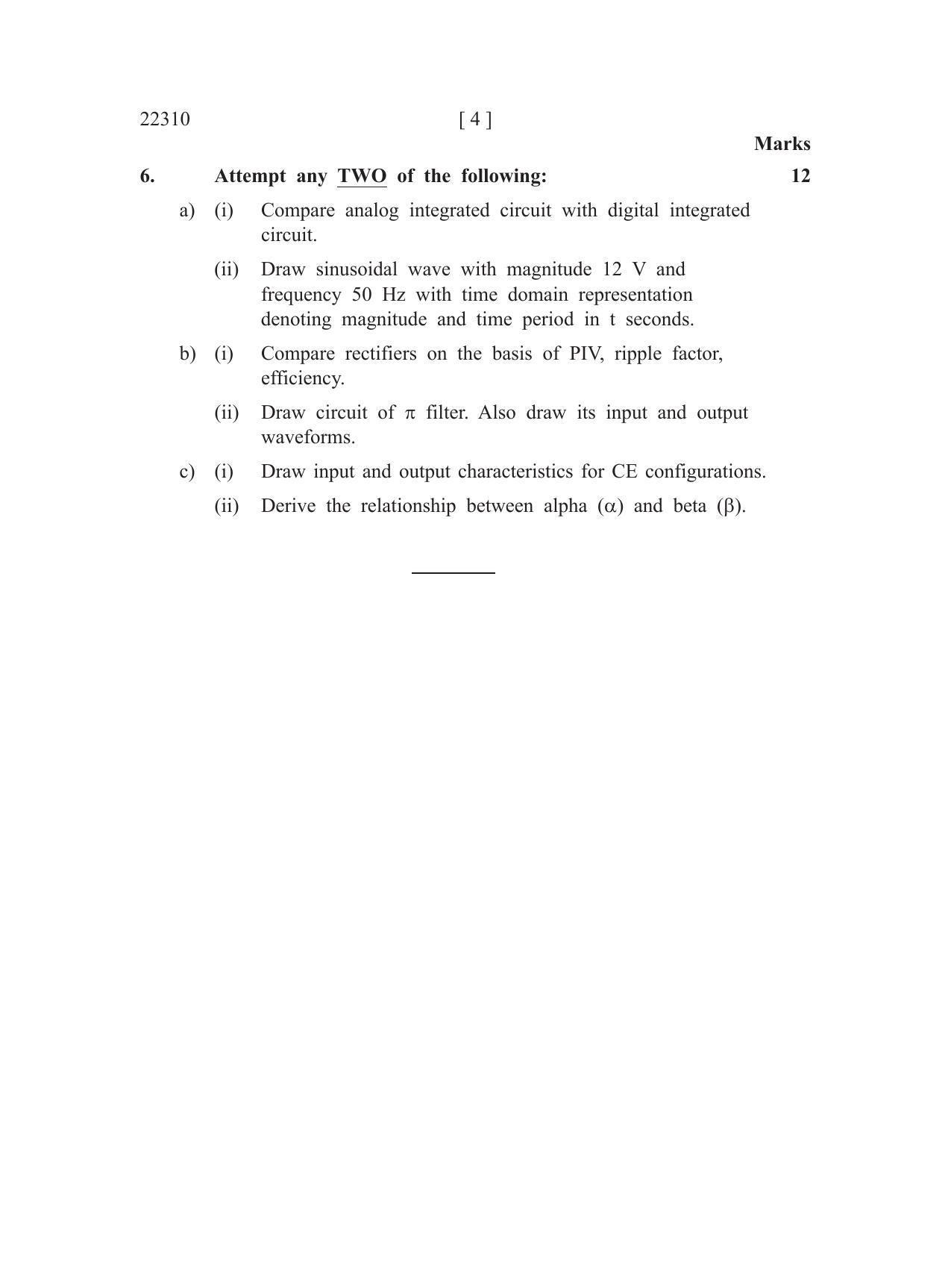 MSBTE Summer Question Paper 2019 - Basic Electrical and Electronics Engineering - Page 4