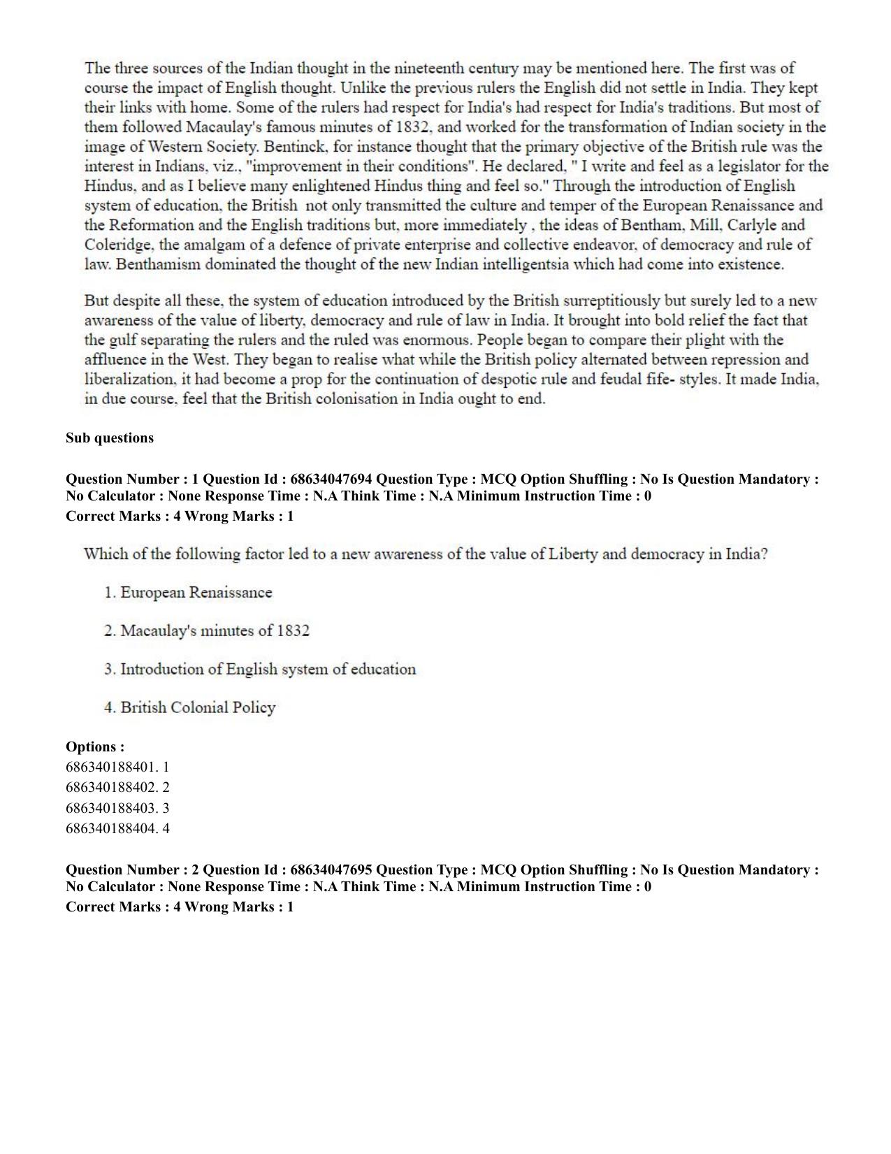 CUET 2023 SCQP02 - Agro-forestry (Eng) Shift 2 Question Papers - Page 2