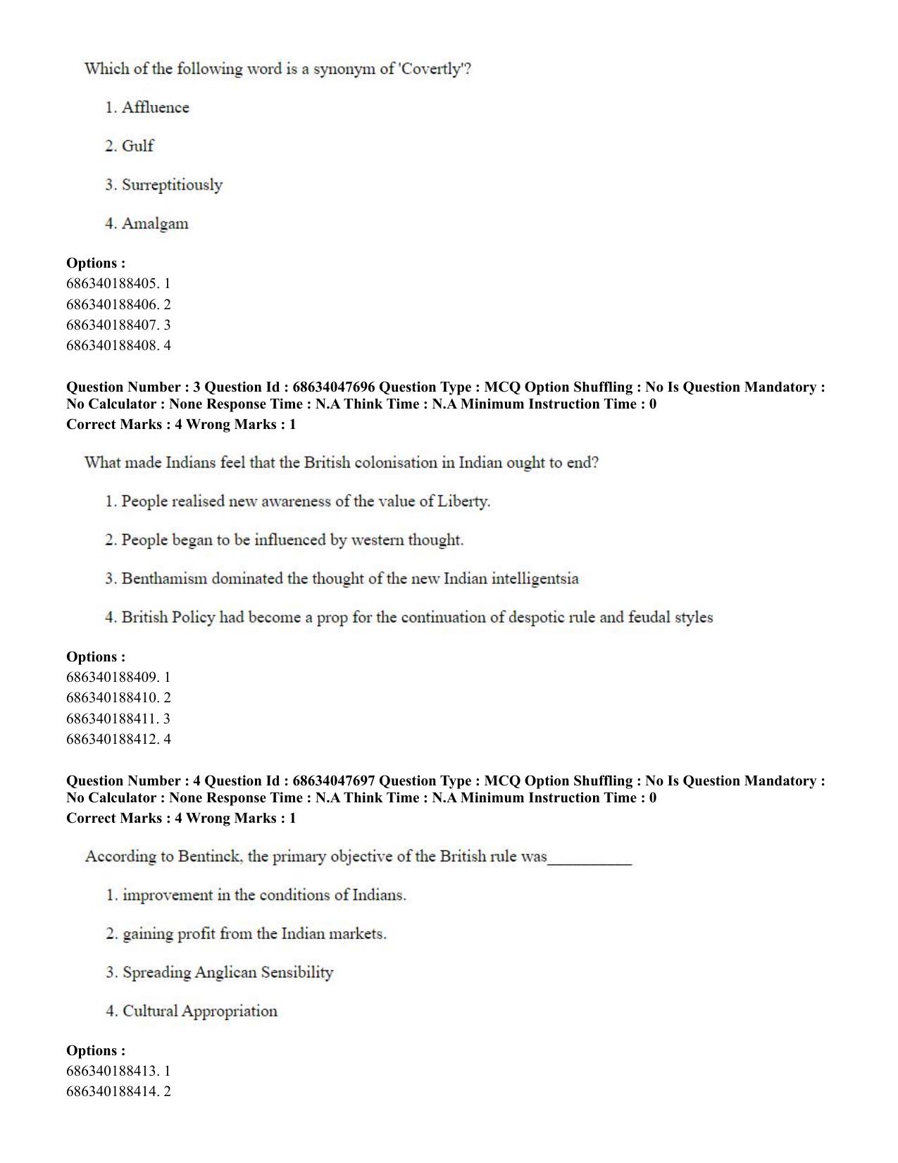 CUET 2023 SCQP02 - Agro-forestry (Eng) Shift 2 Question Papers - Page 3