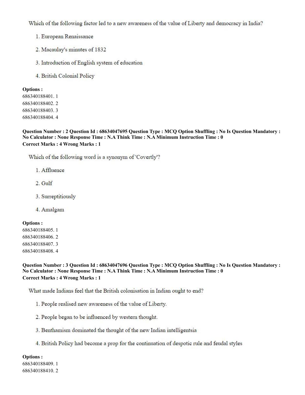 CUET 2023 SCQP02 - Agro-forestry (Eng) Shift 2 Question Papers - Page 5