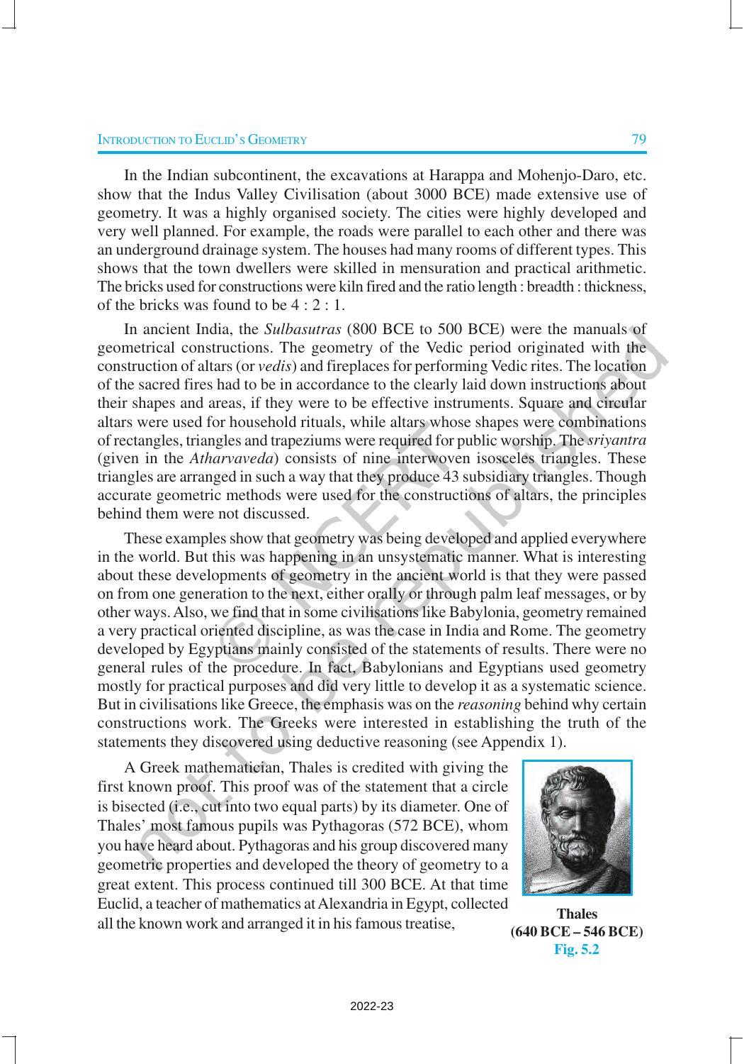 NCERT Book for Class 9 Maths Chapter 5 Introduction to Euclid's Geometry - Page 2