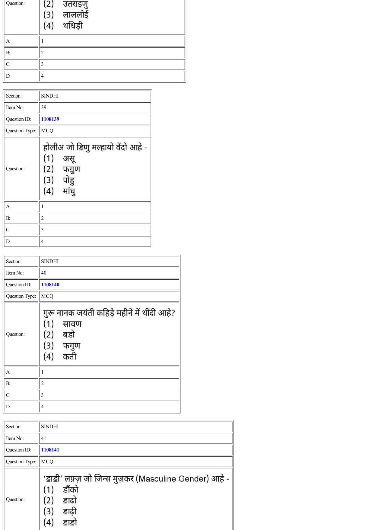 CUET 2022 Question Paper of Sindhi - Page 25