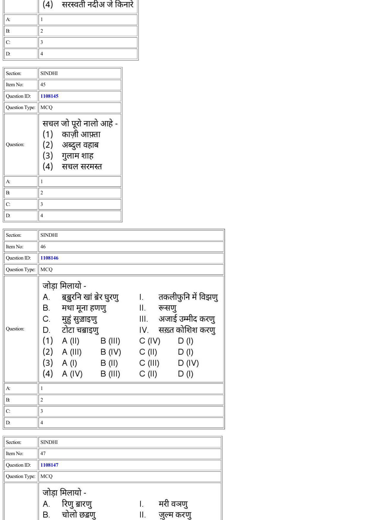 CUET 2022 Question Paper of Sindhi - Page 27