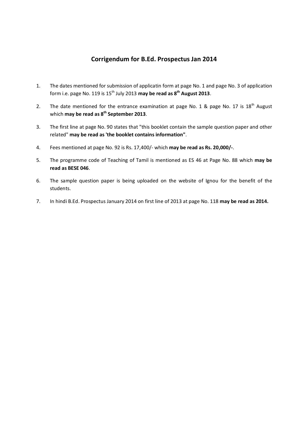 IGNOU B.Ed 2012 Question Paper - Page 2