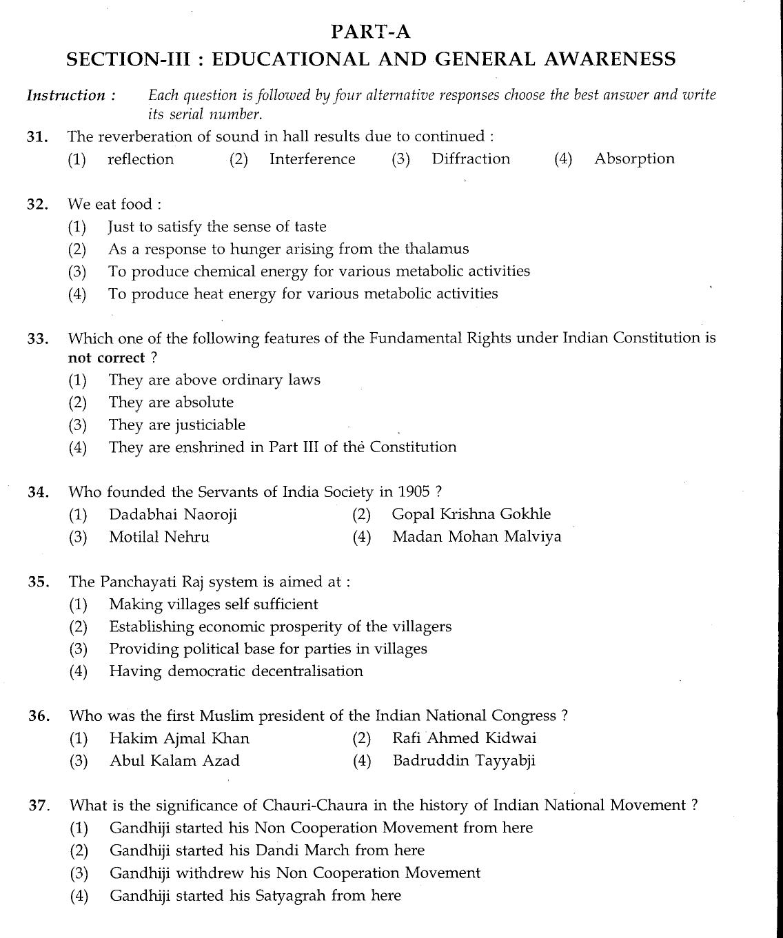 IGNOU B.Ed 2012 Question Paper - Page 13