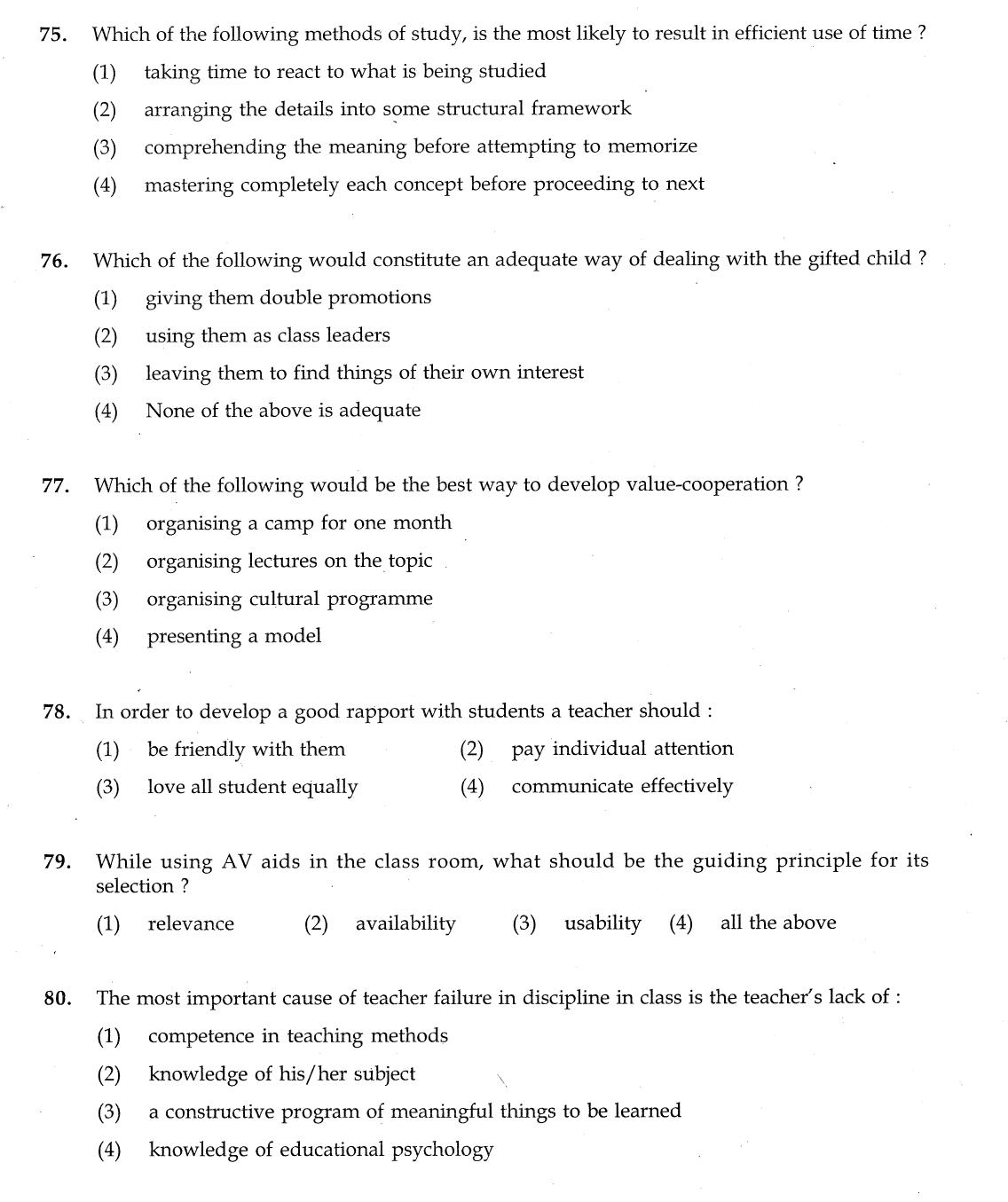 IGNOU B.Ed 2012 Question Paper - Page 19