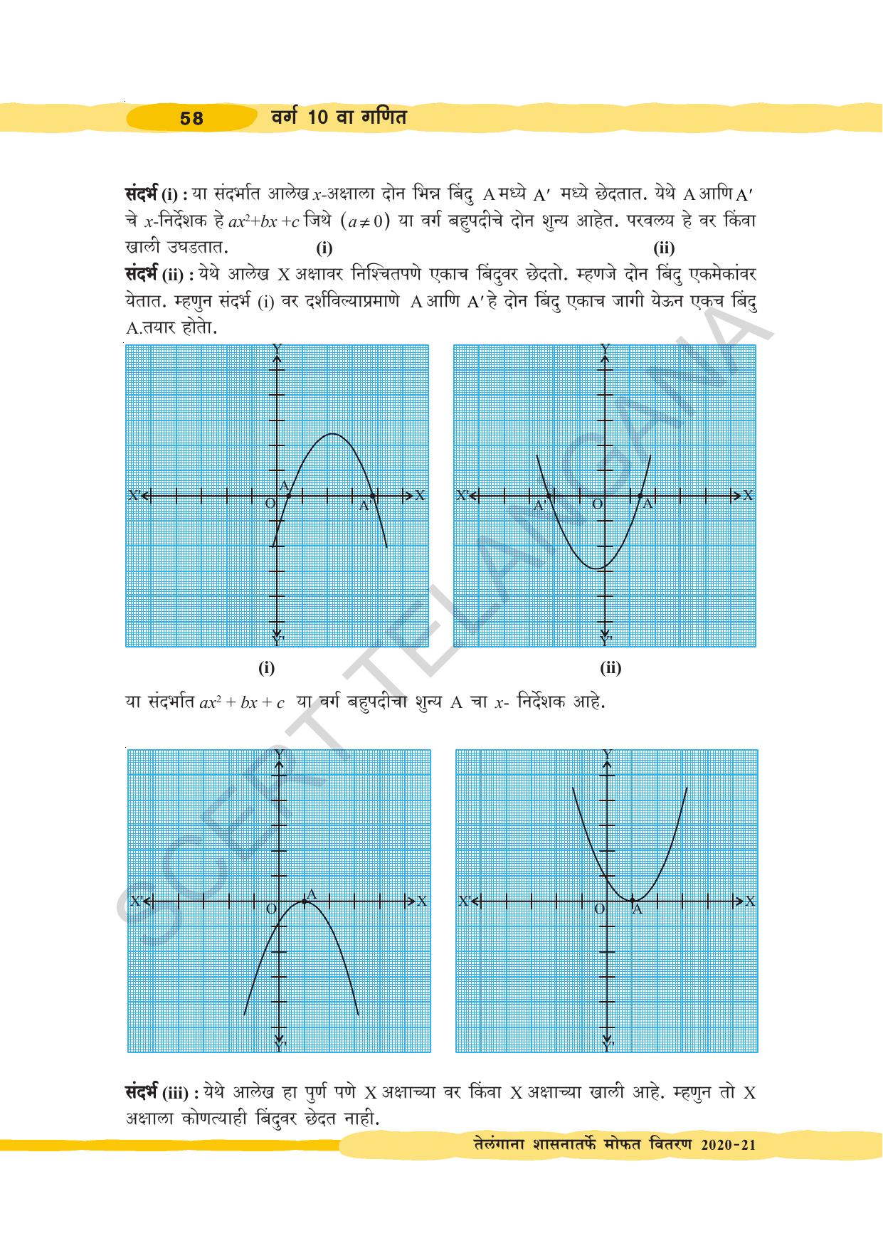 TS SCERT Class 10 Maths (Marathi Medium) Text Book - Page 68