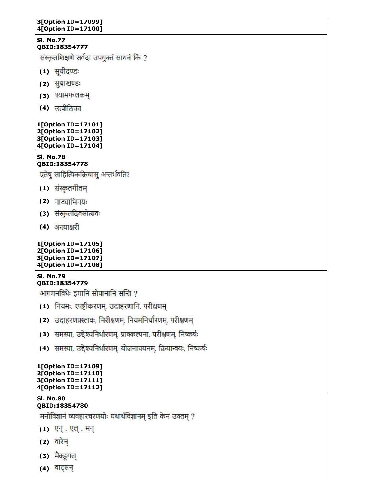 CUET (PG) 2022: PGQP-10 Shiksha Acharya M.Ed (06-09-2022) Question Paper - Page 22