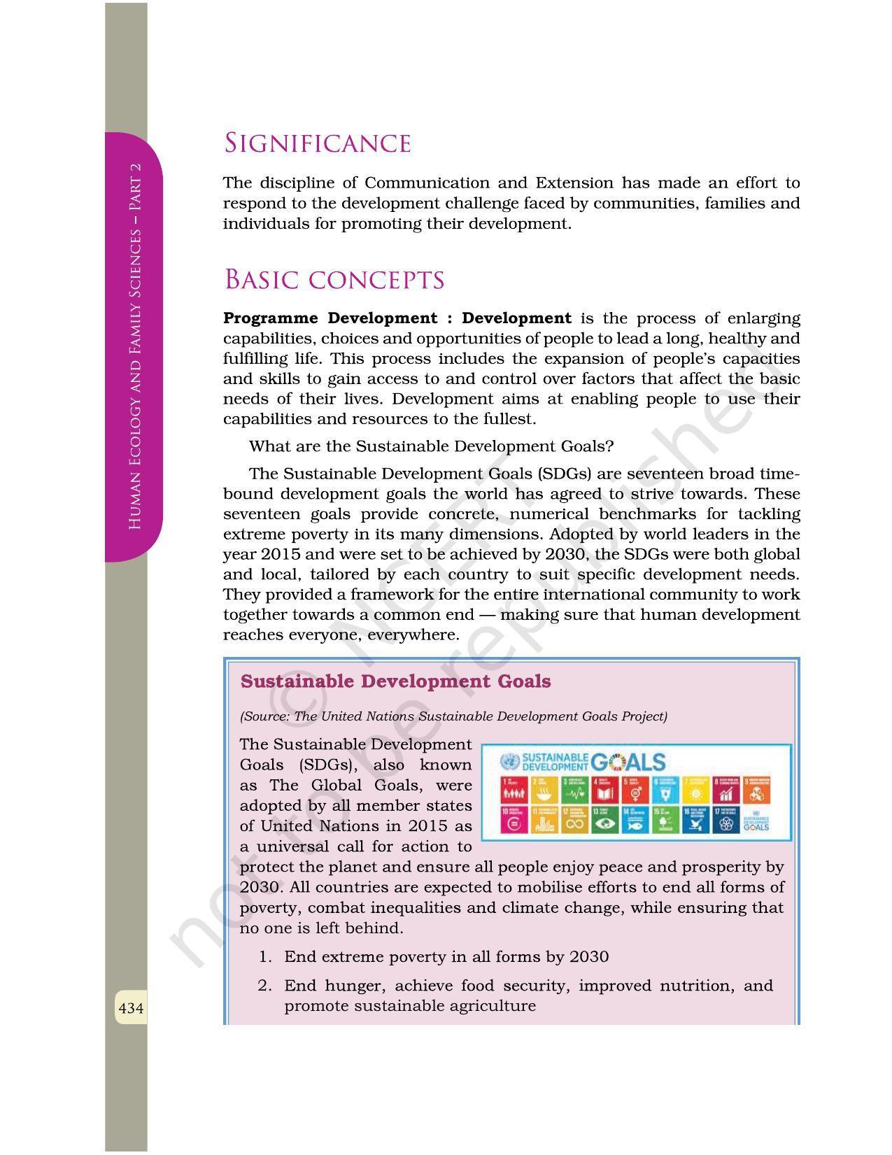 NCERT Book for Class 12 Home Science (Part -II) Chapter 25 Management of Development Programme - Page 2