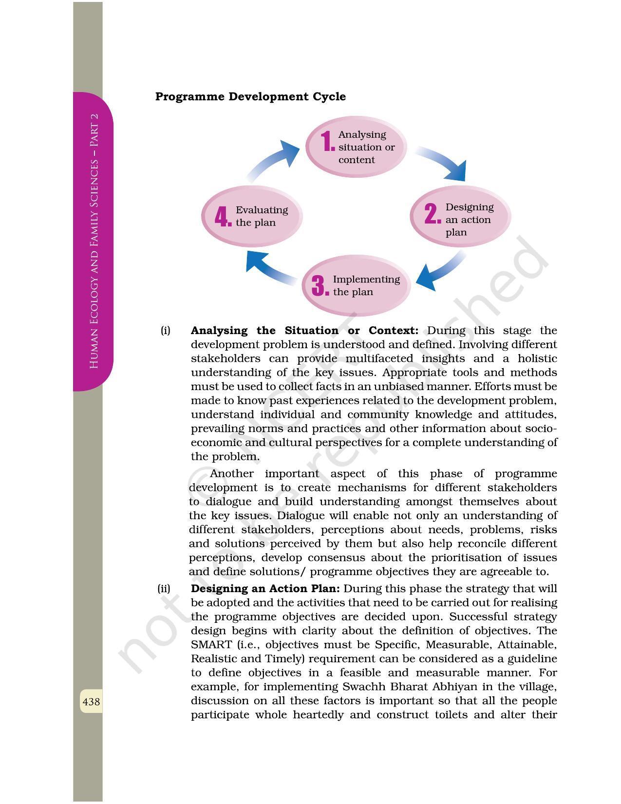 NCERT Book for Class 12 Home Science (Part -II) Chapter 25 Management of Development Programme - Page 6
