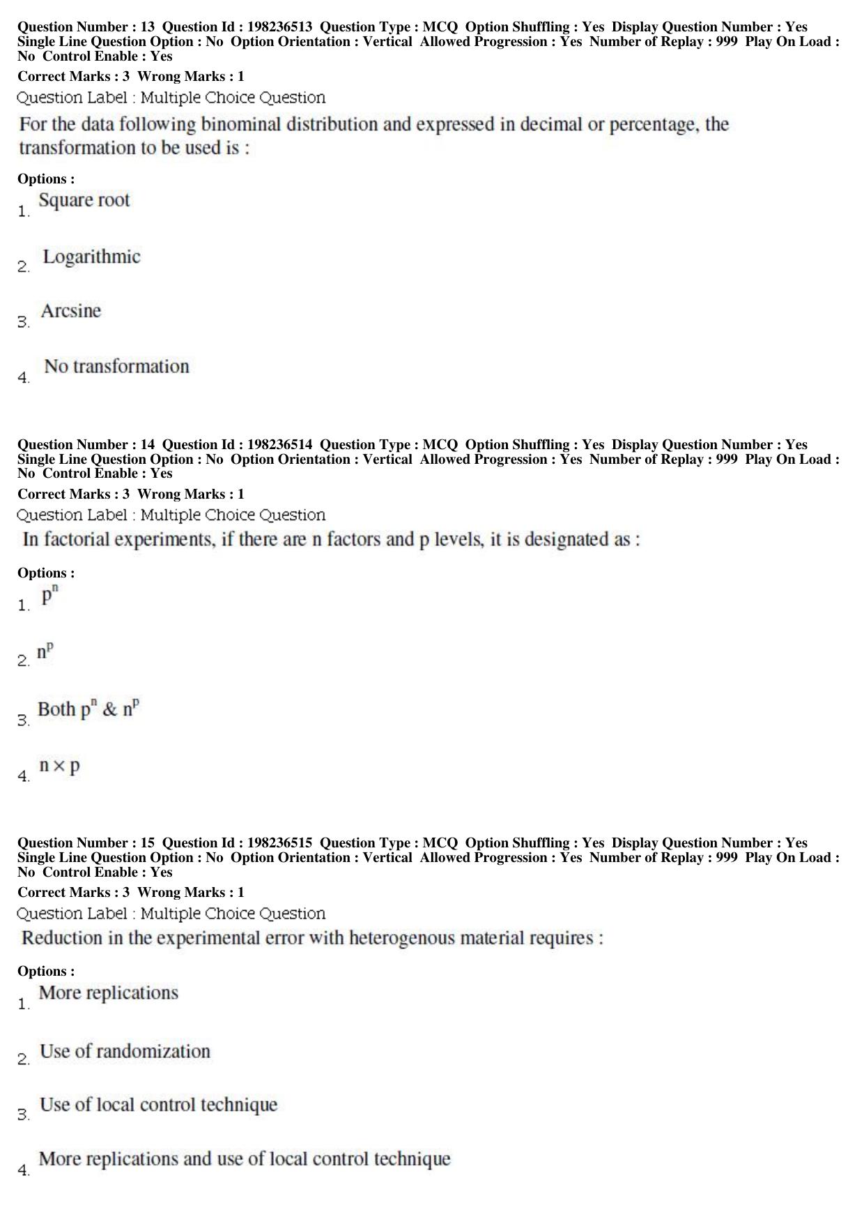 BHU RET Soil Sc. Agri Chem. 2019 Question Paper  - Page 6