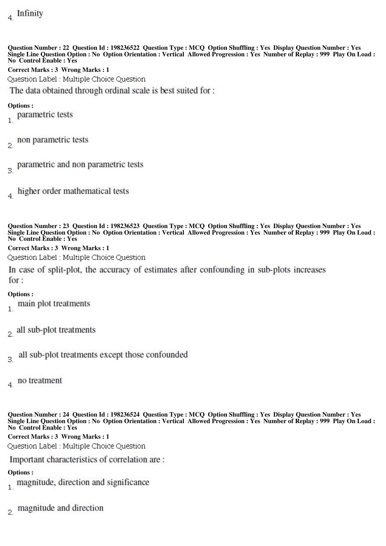 BHU RET Soil Sc. Agri Chem. 2019 Question Paper  - Page 9
