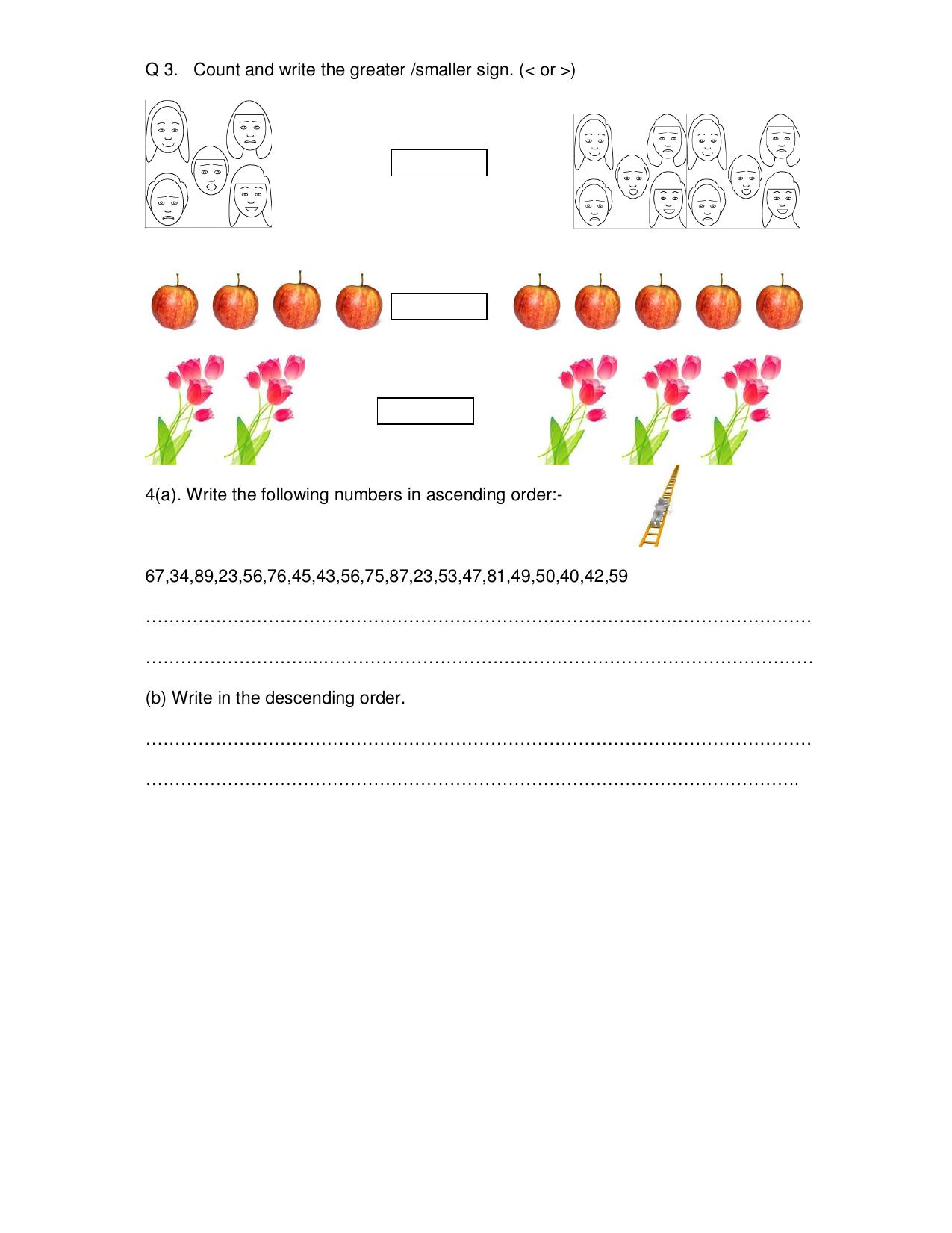 Revison Worksheets for Class 2 Maths Assignment 130 - Page 2