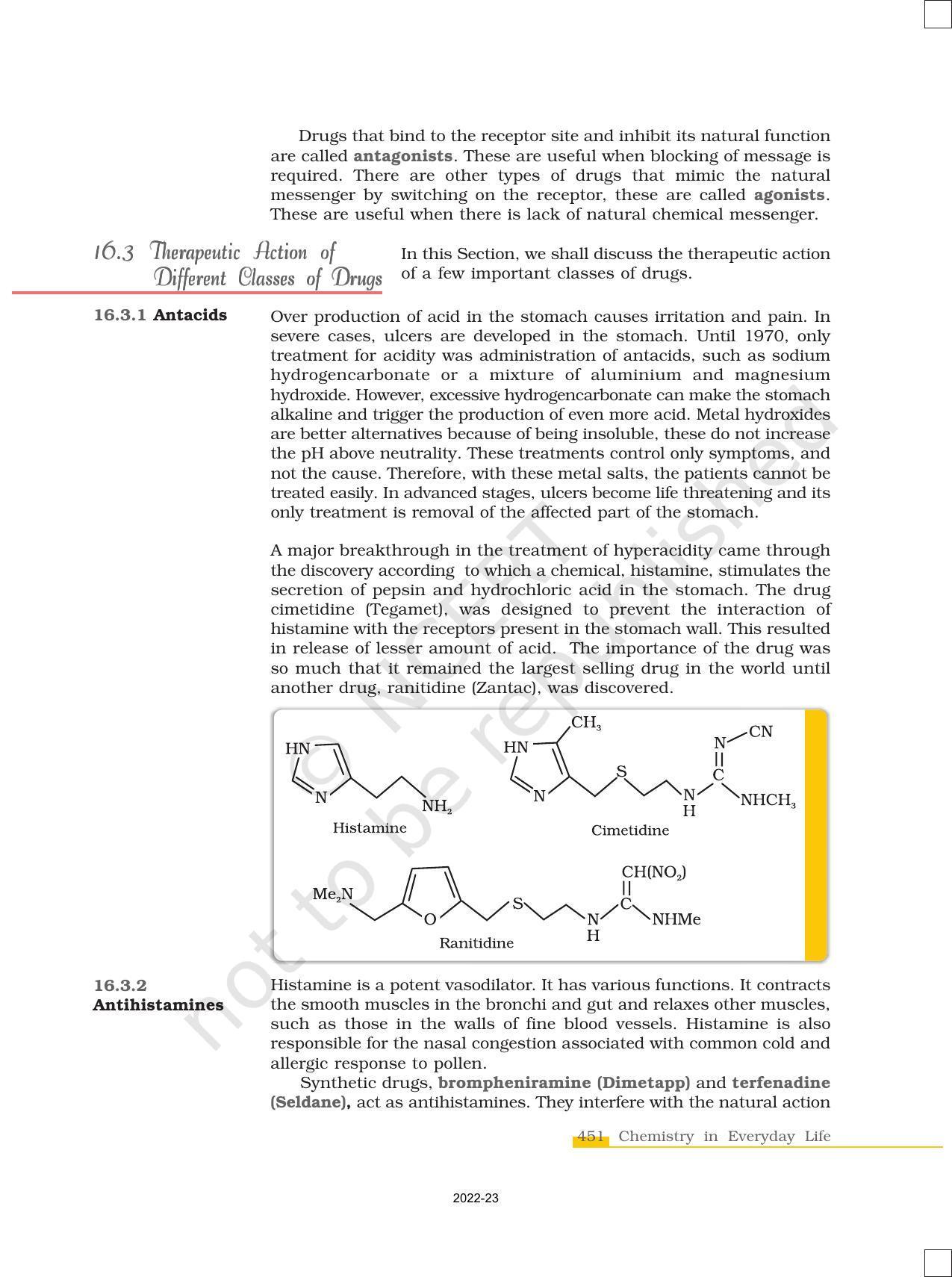 NCERT Book for Class 12 Chemistry Chapter 16 Chemistry in Everyday Life - Page 5