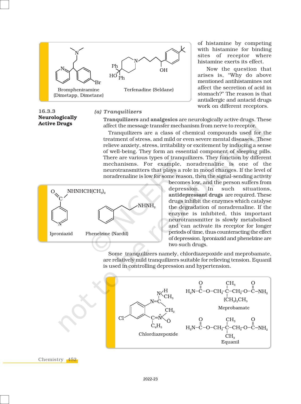 NCERT Book for Class 12 Chemistry Chapter 16 Chemistry in Everyday Life - Page 6