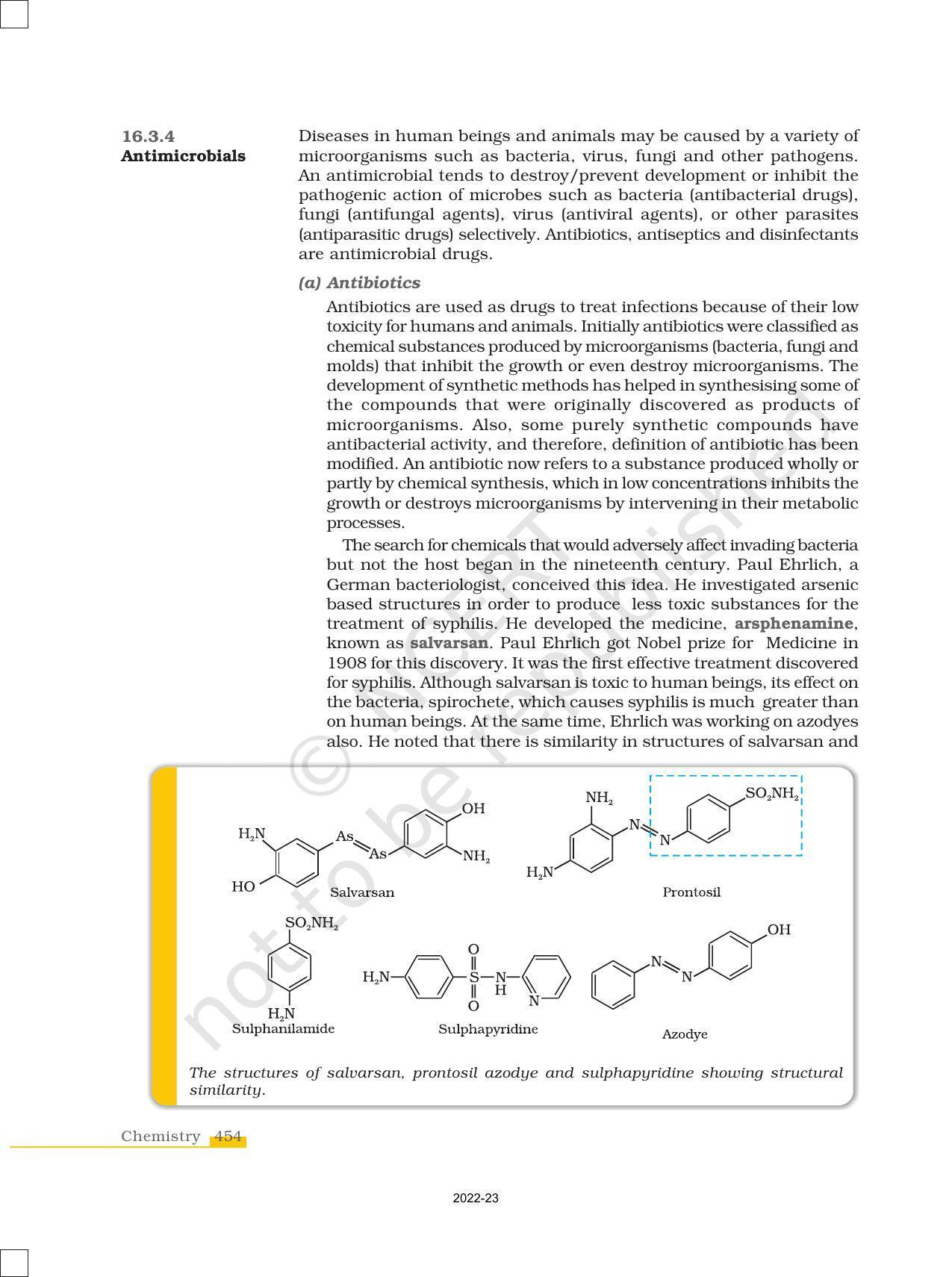 NCERT Book for Class 12 Chemistry Chapter 16 Chemistry in Everyday Life - Page 8