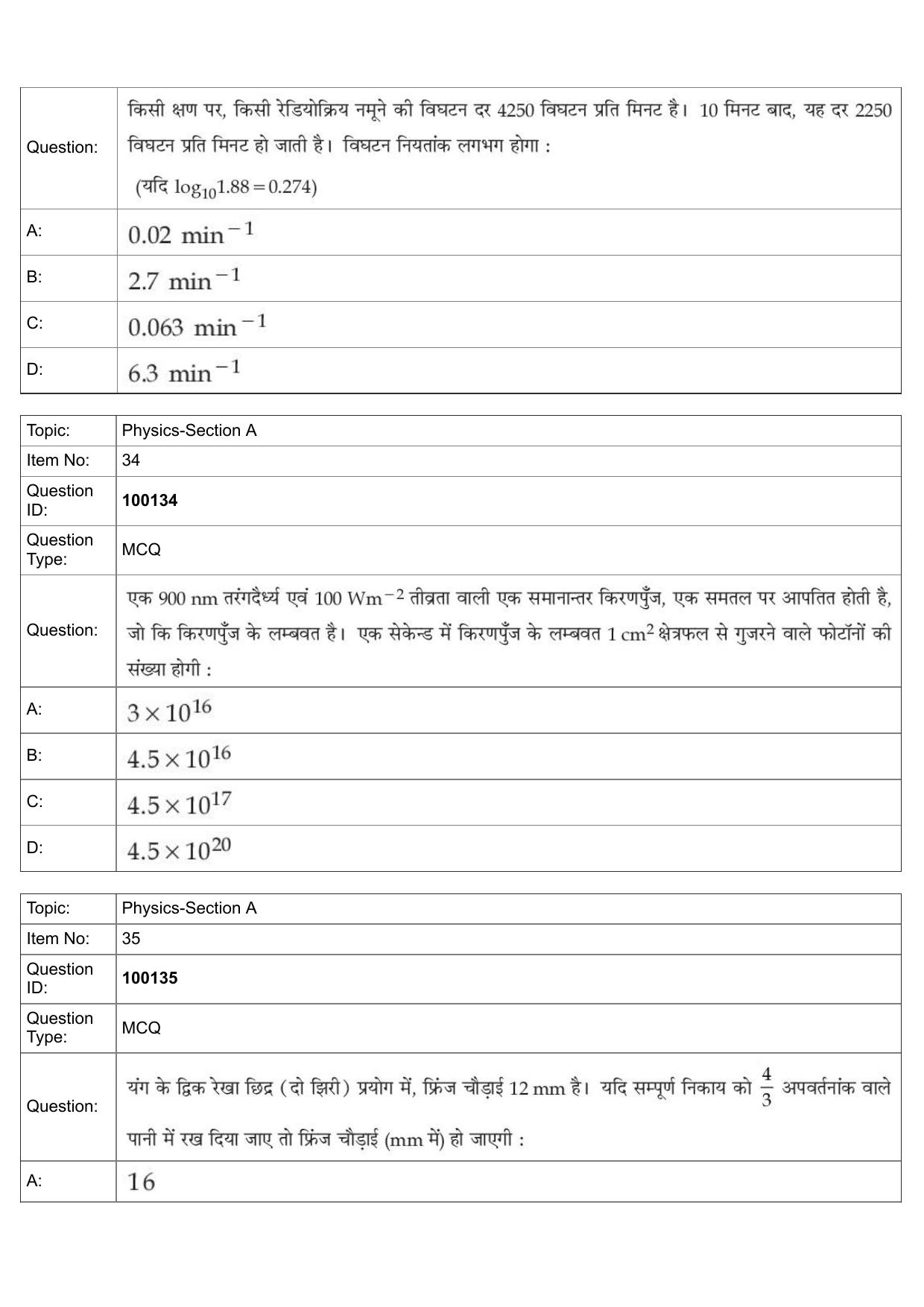 JEE Mains 2022: BTech Hindi (Shift 1) 26-07-2022 Question Paper - Page 14