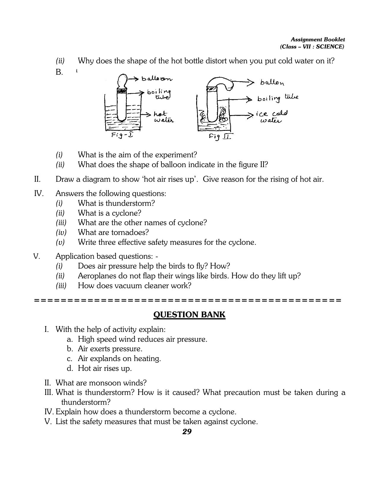 CBSE Worksheets for Class 7 Science All Chapters Assignment - Page 17