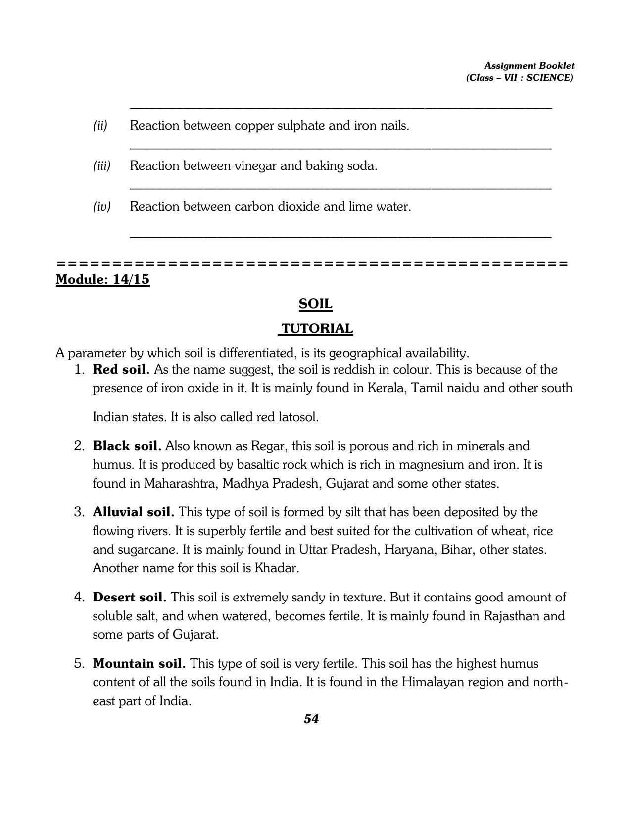 CBSE Worksheets for Class 7 Science All Chapters Assignment - Page 42
