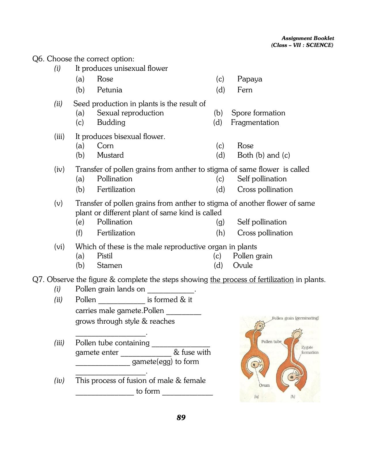 CBSE Worksheets for Class 7 Science All Chapters Assignment - Page 77