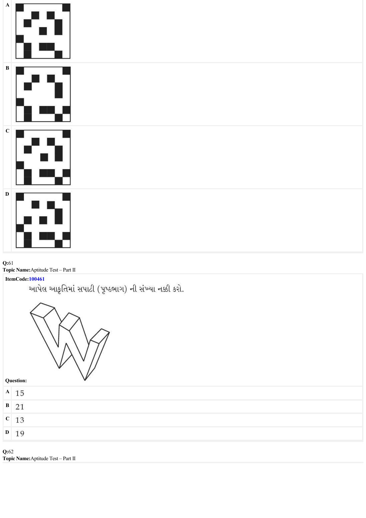 JEE Mains 2022: B Arch & B Planning Gujarati (Shift 1) 23-06-2022 Question Paper - Page 19