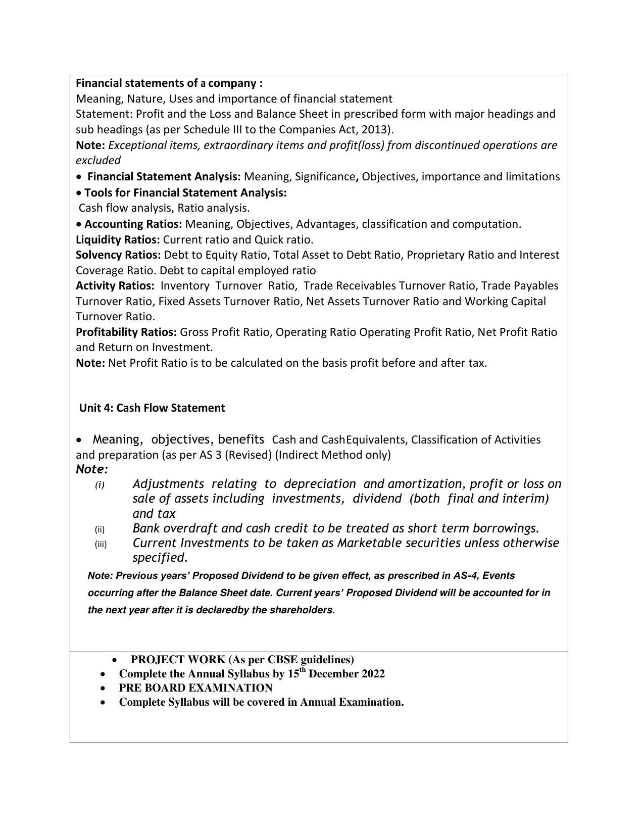 Edudel Class 12 Accountancy Syllabus - Page 3