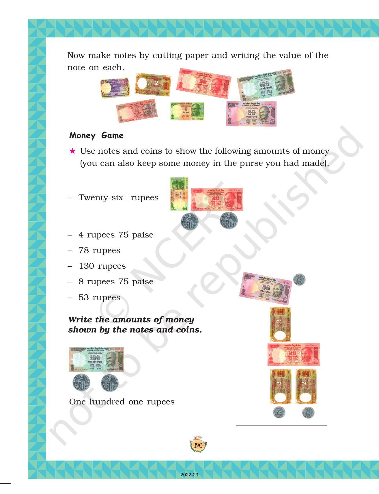 NCERT Book for Class 3 Maths Chapter 14-Rupees and Paise - IndCareer
